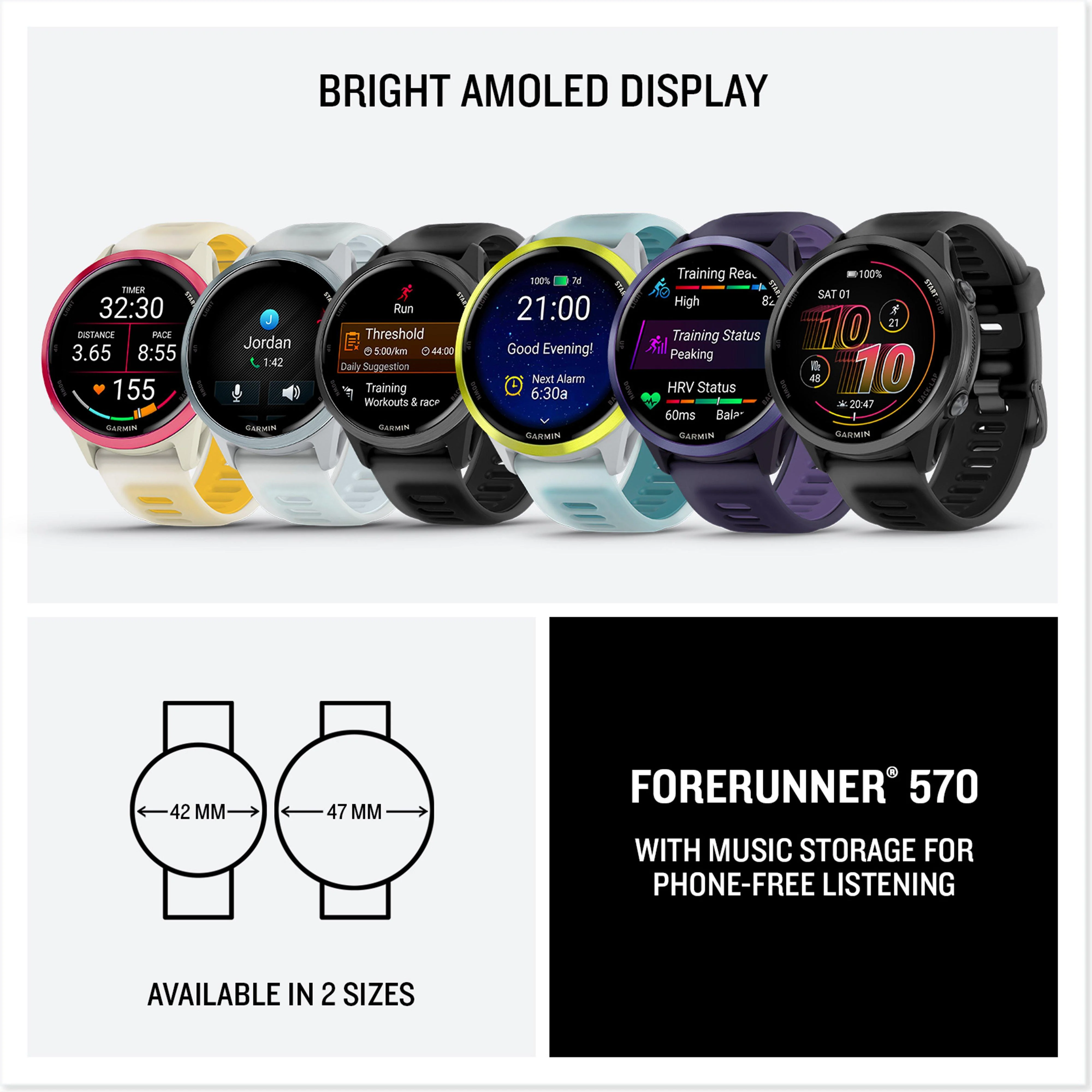 Forerunner® 570 GPS Watch 47mm - Image 8
