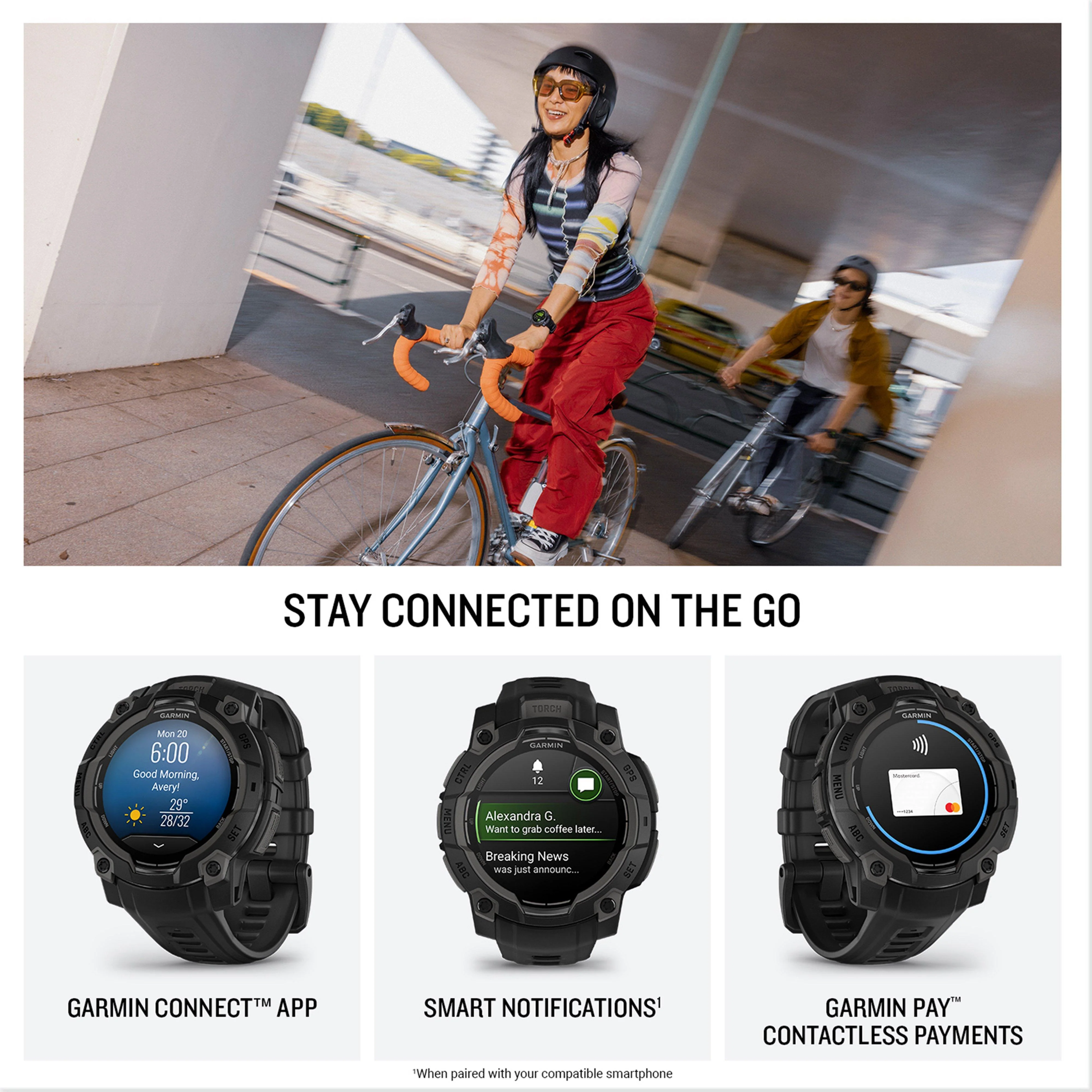 Instinct® 3 AMOLED 45mm Multi-Sport Smartwatch - Image 4
