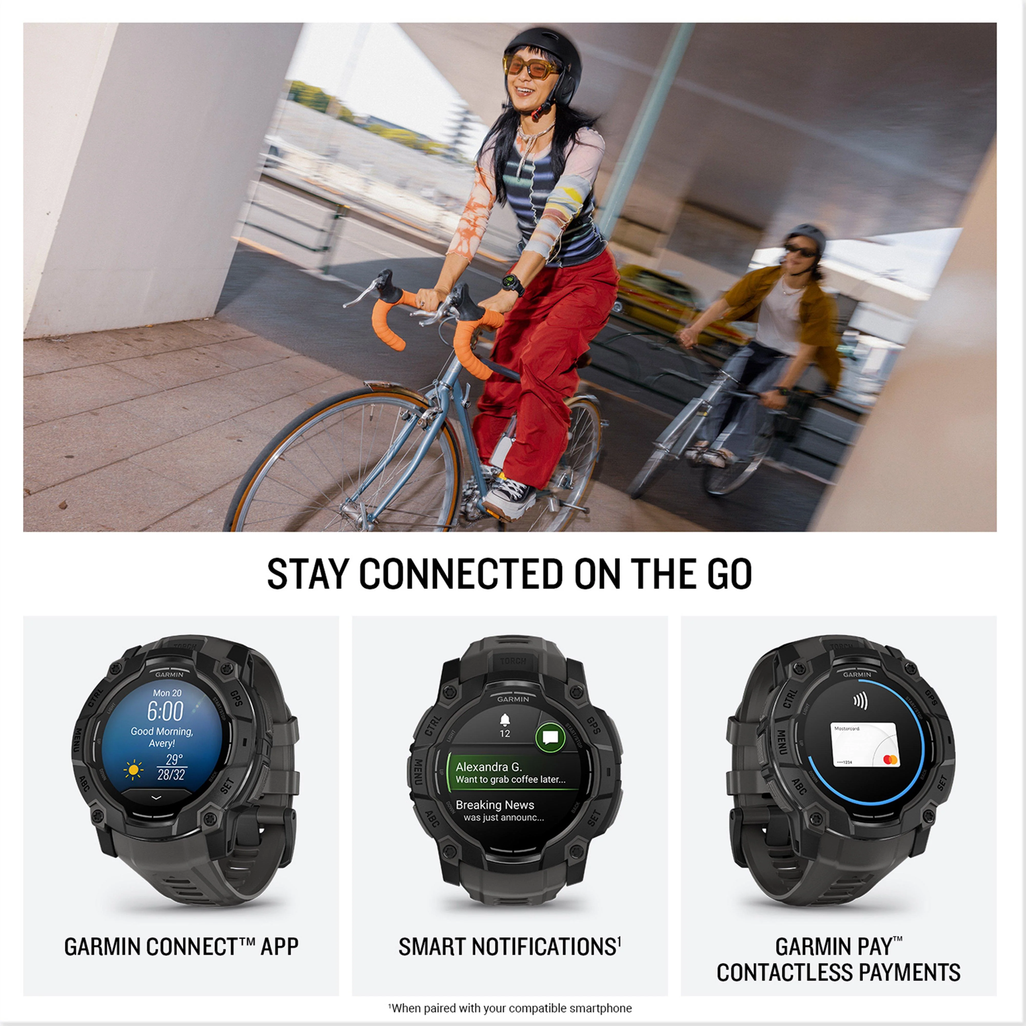 Instinct® 3 AMOLED 50mm Multi-Sport Smartwatch - Image 4