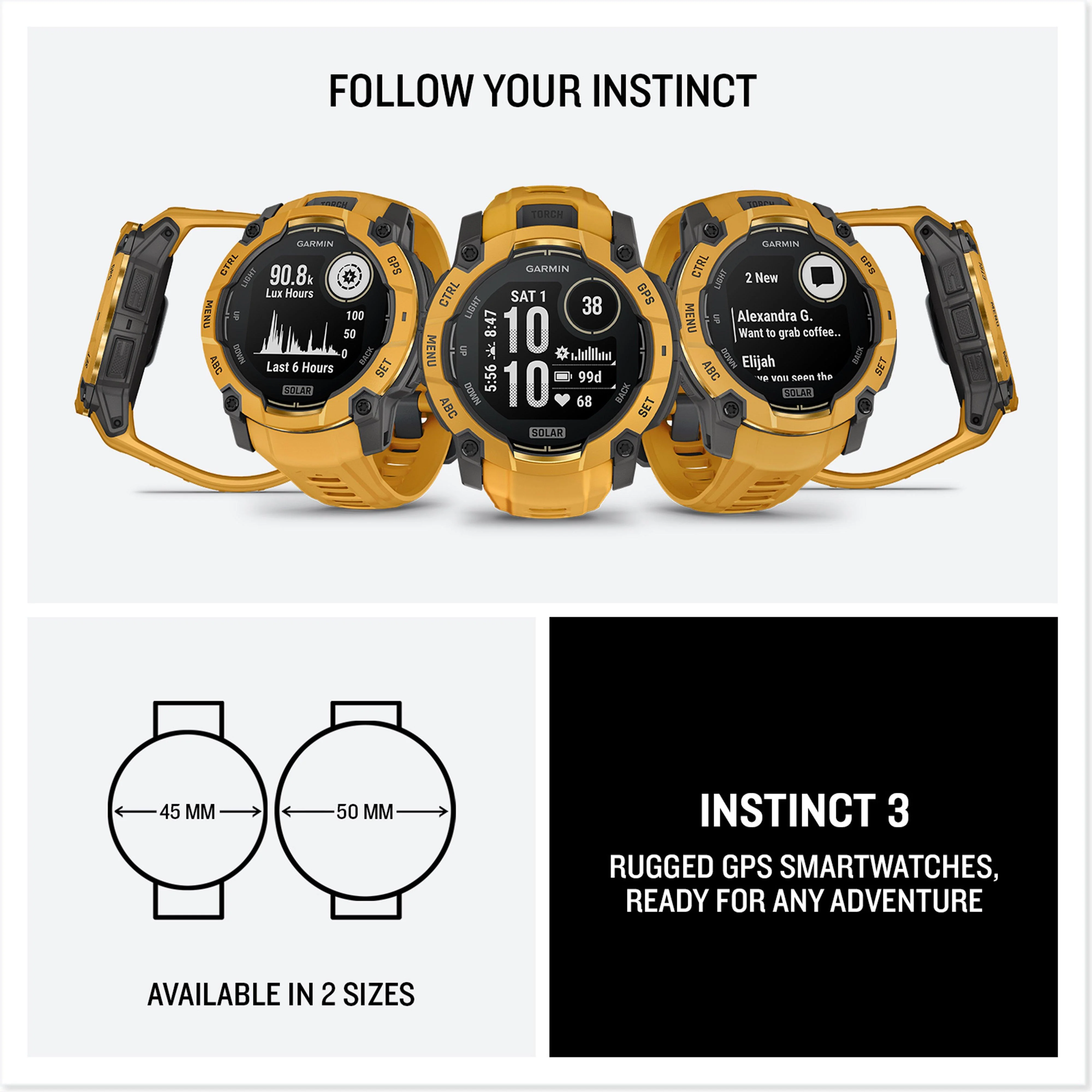 Instinct® 3 SOLAR (45mm) - Image 5