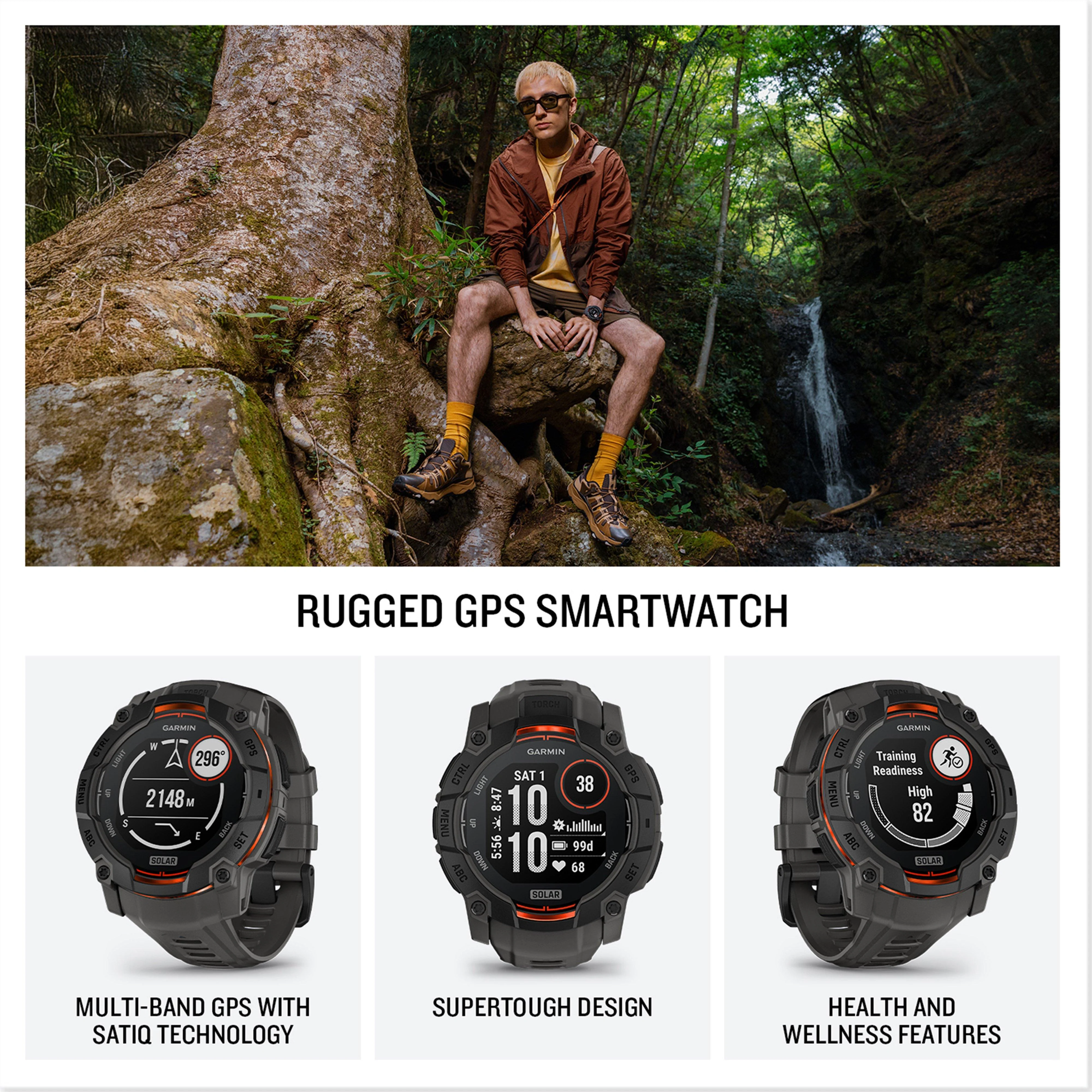 Instinct® 3 Solar 50mm Multi-Sport Smartwatch - Image 2