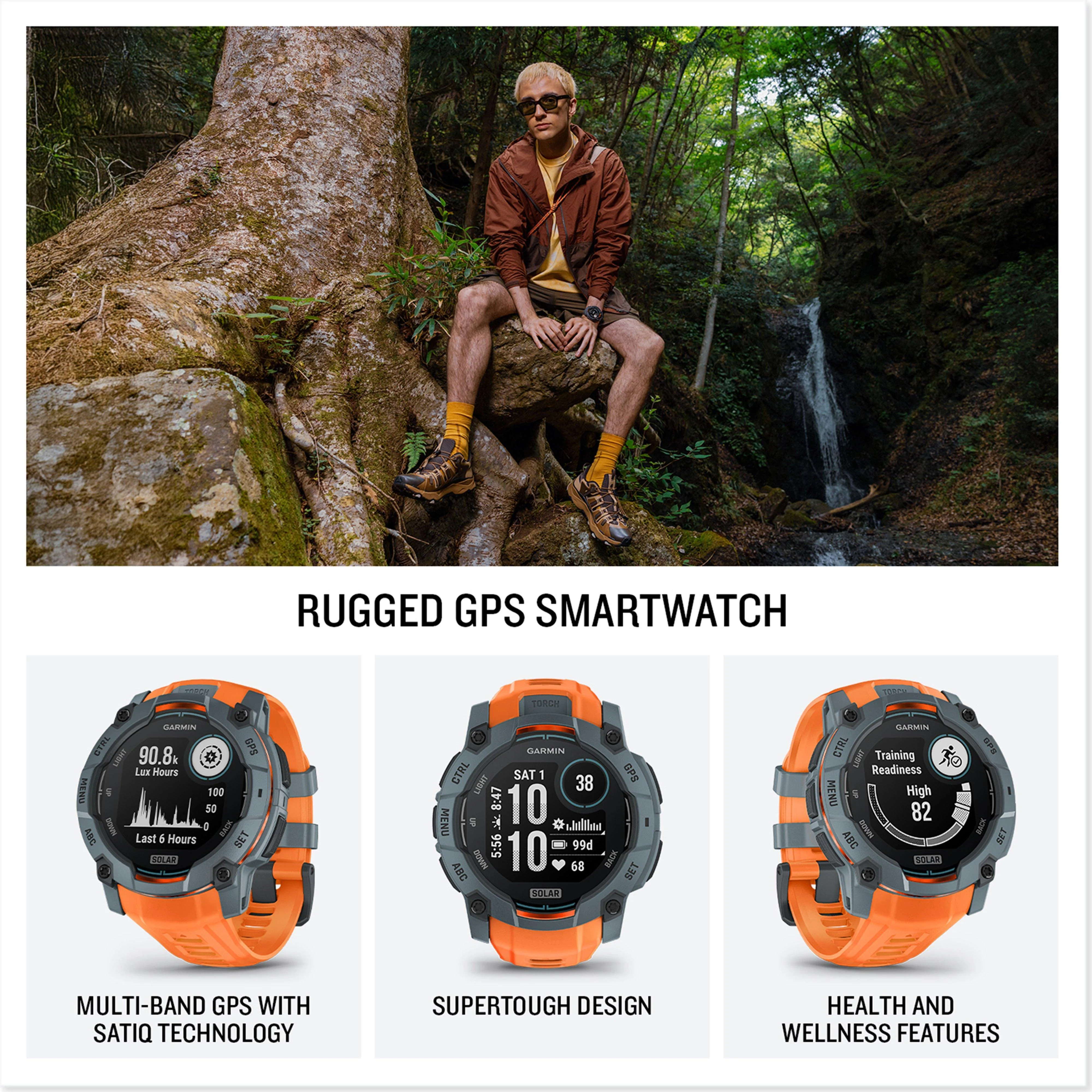 Instinct® 3 Solar 50mm Multi-Sport Smartwatch - Image 2