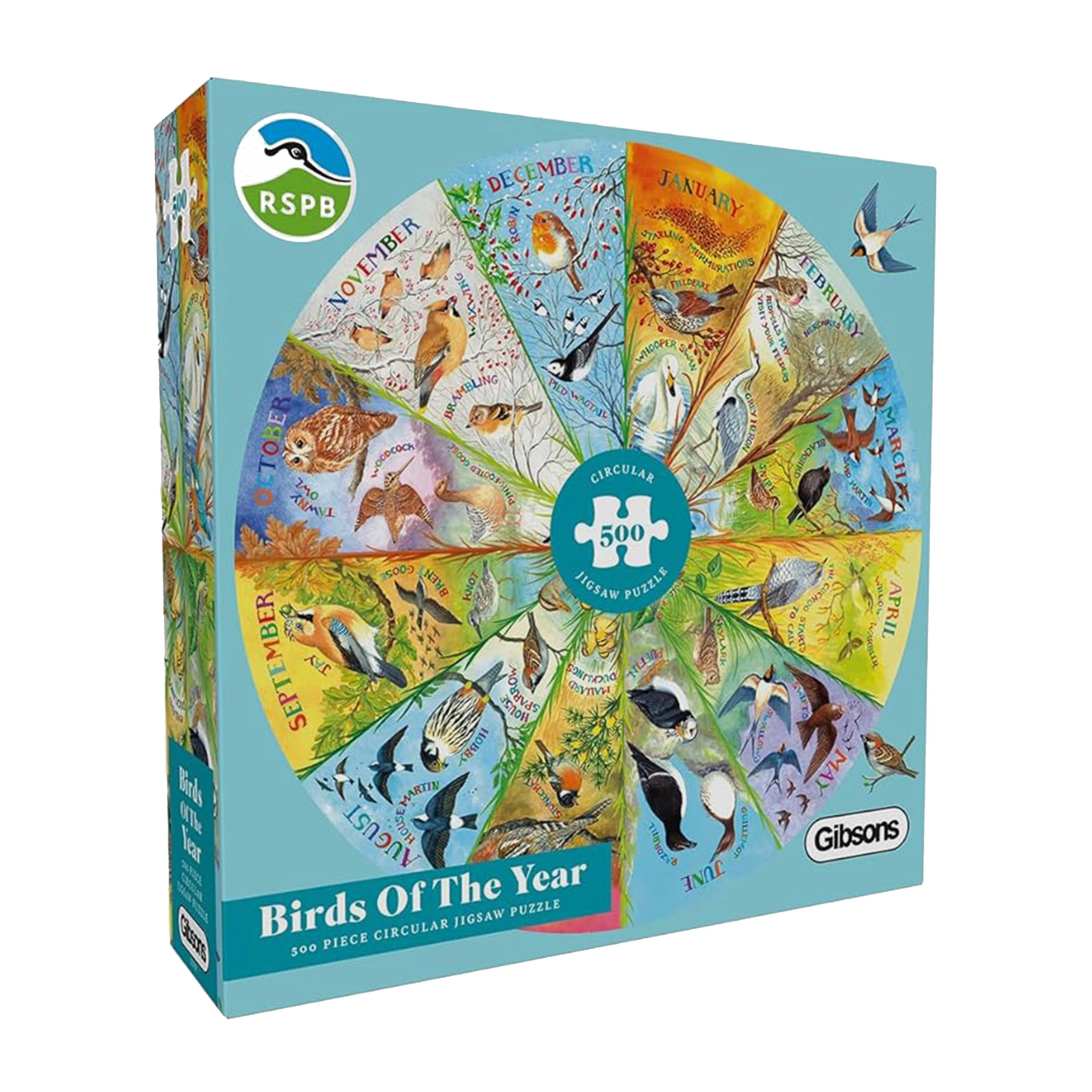 Birds of the Year 500 Piece Circular Jigsaw Puzzle - Image 5