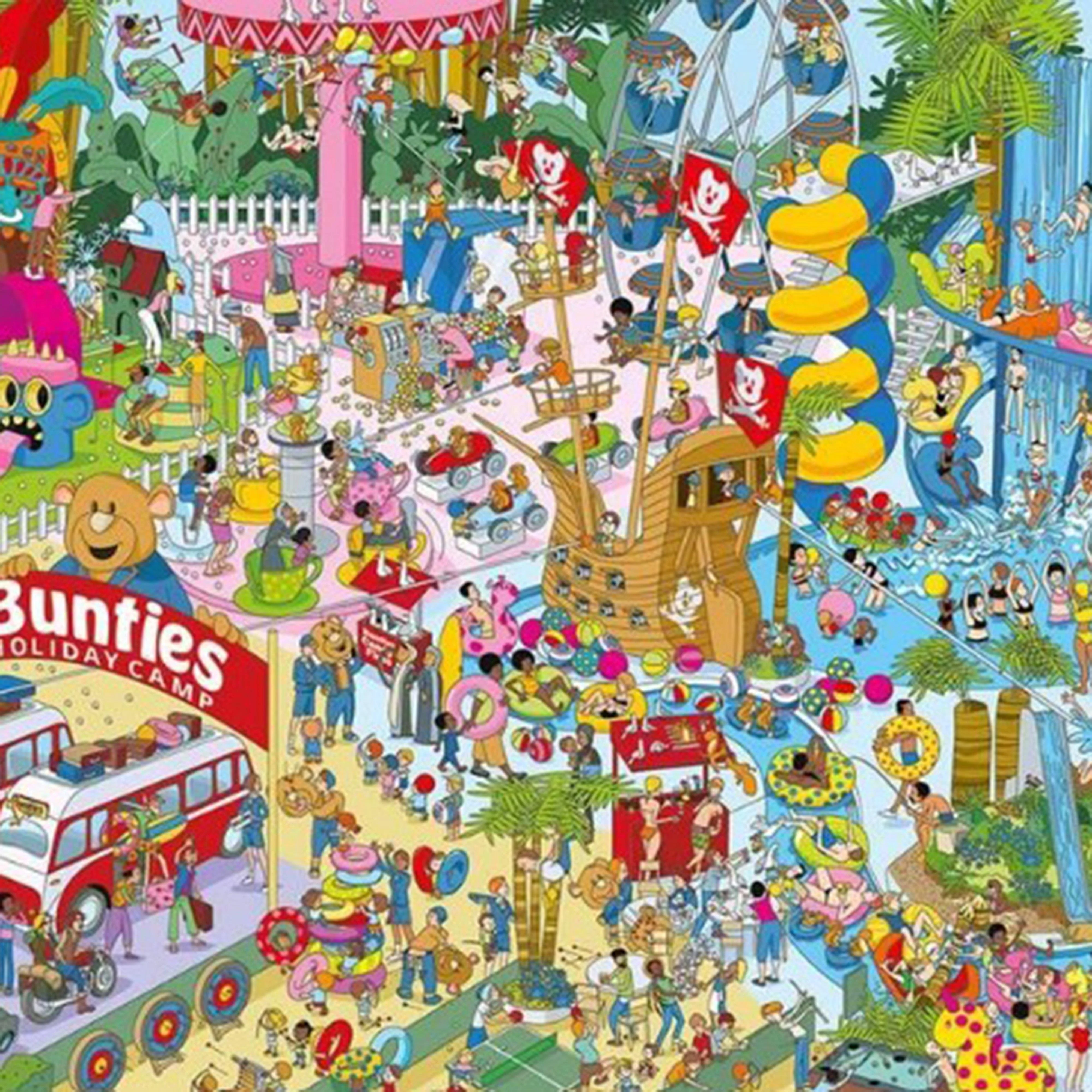 Jokesaws: Trouble in Paradise 1000 Piece Jigsaw Puzzle - Image 2