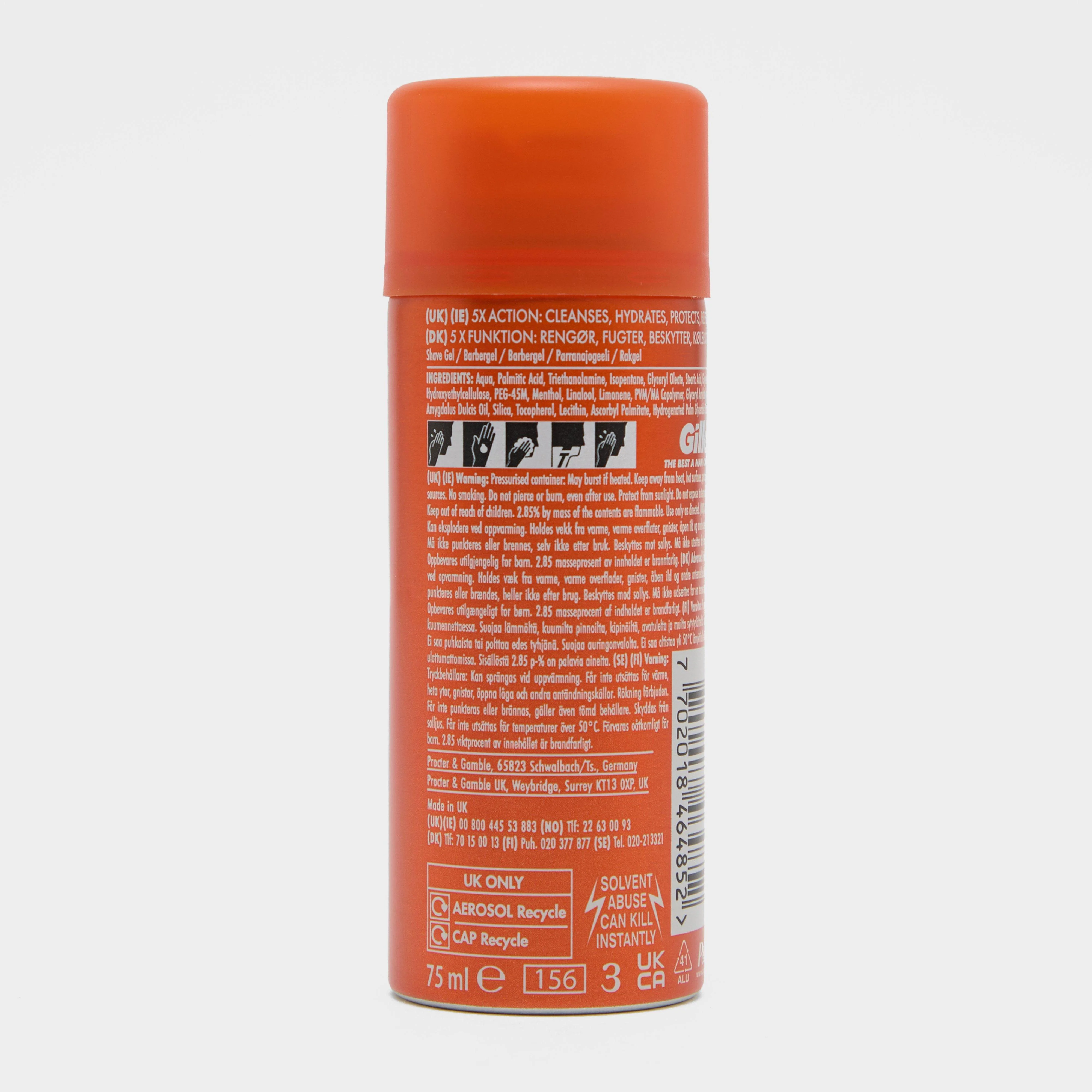 Gillette Fusion5 Ultra Sensitive Shave Gel 75ml - Image 2