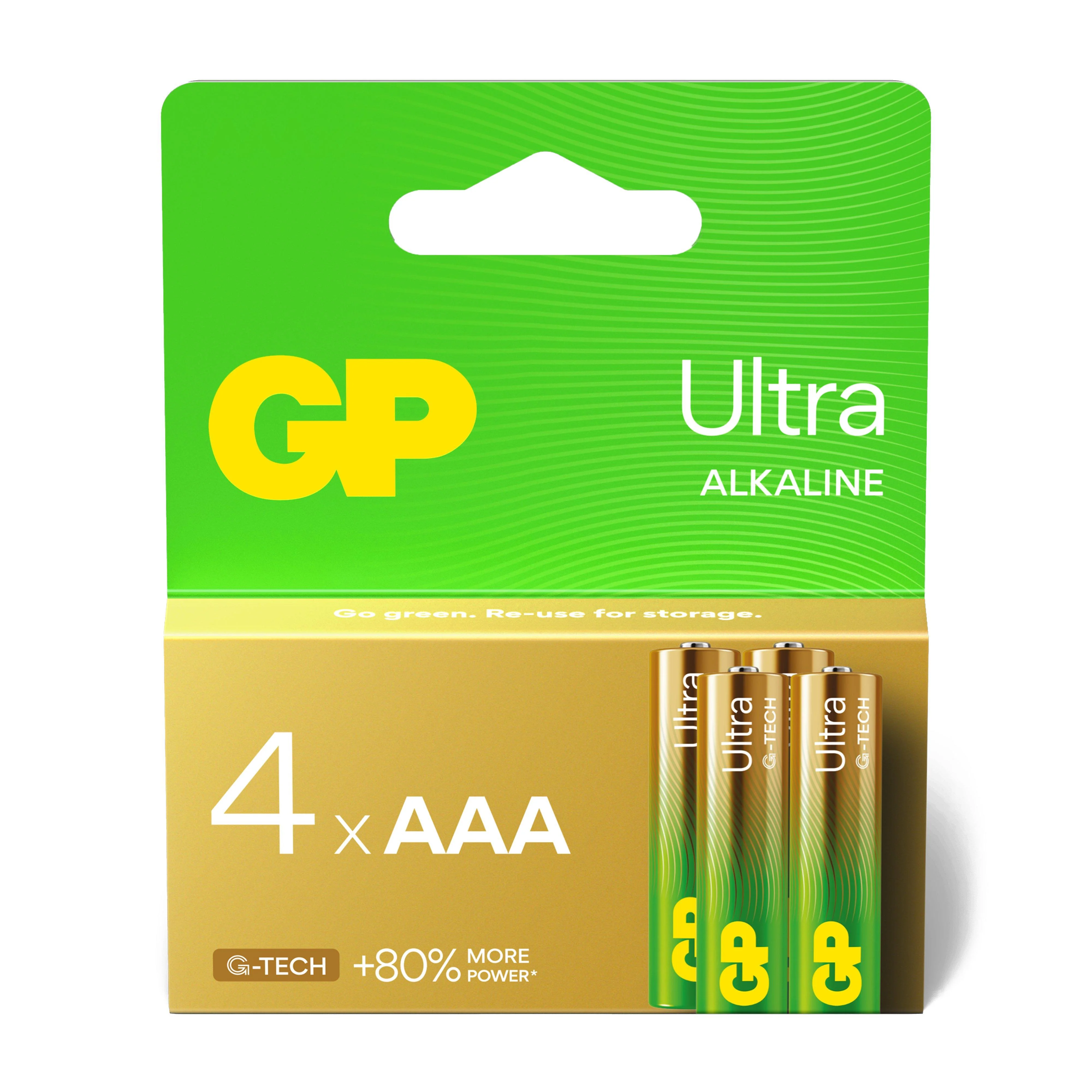 Ultra Alkaline AAA Batteries (4 Pack) - Image 2