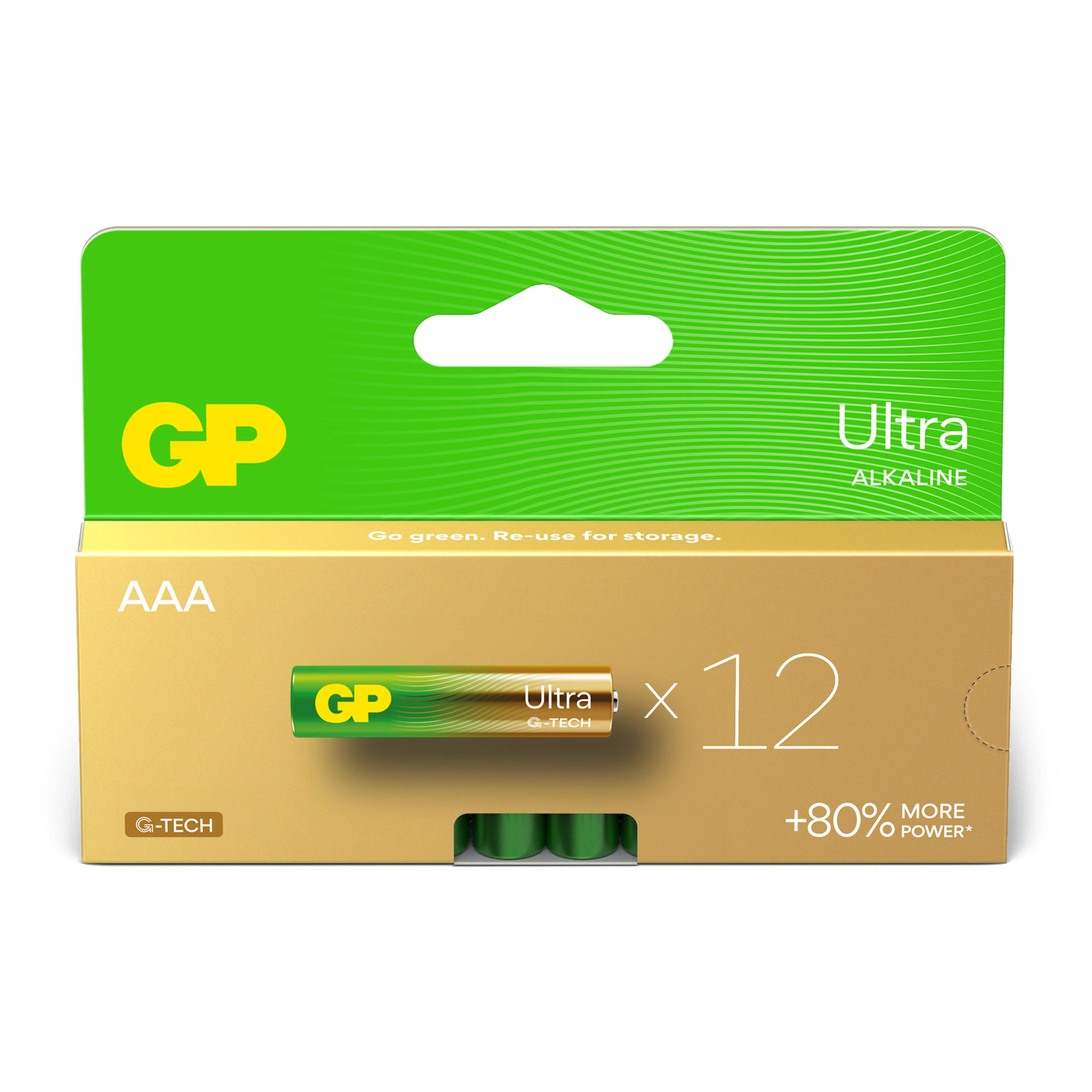 Ultra Alkaline Batteries (12 x AAA) - Image 2
