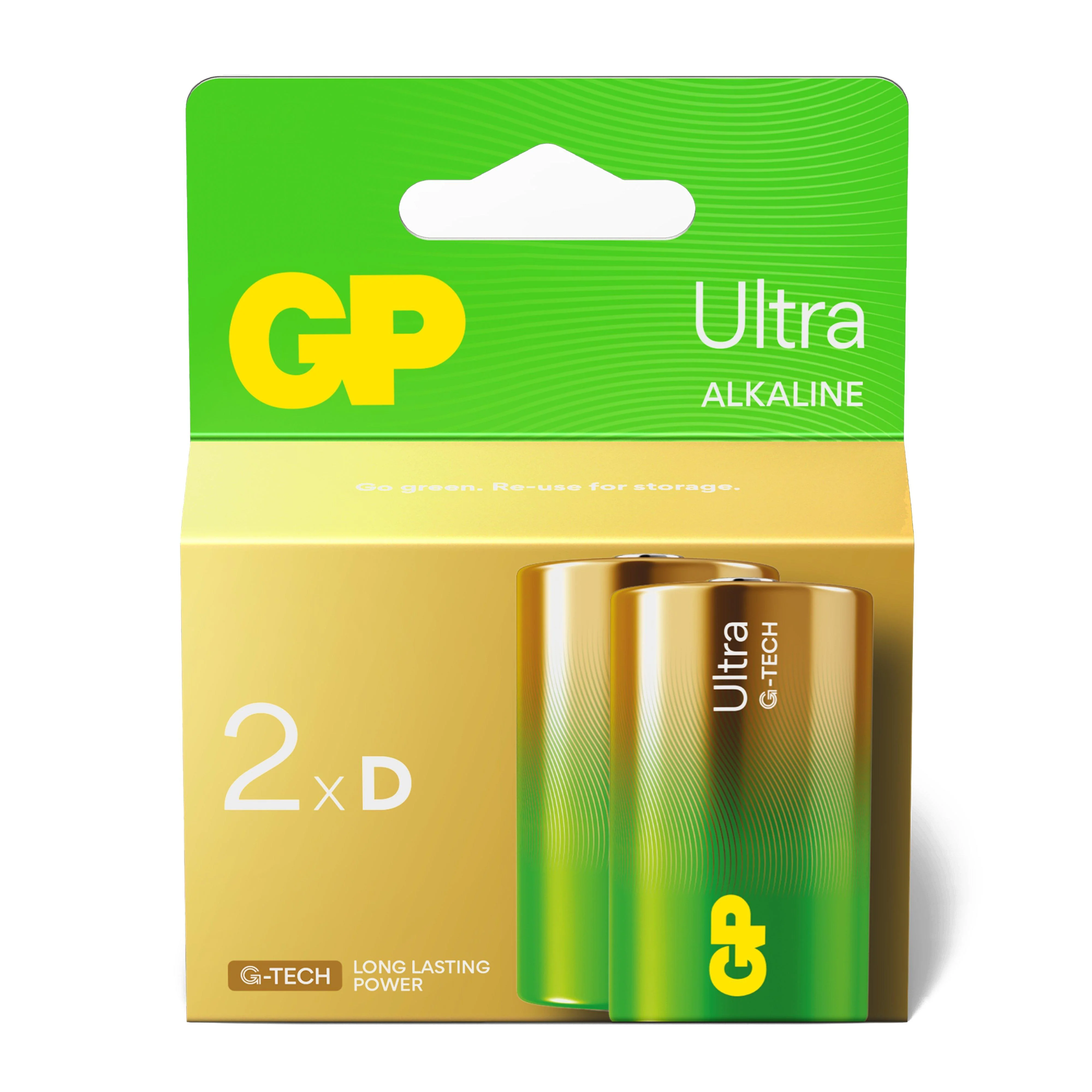 Ultra Alkaline Batteries (2 x D) - Image 2