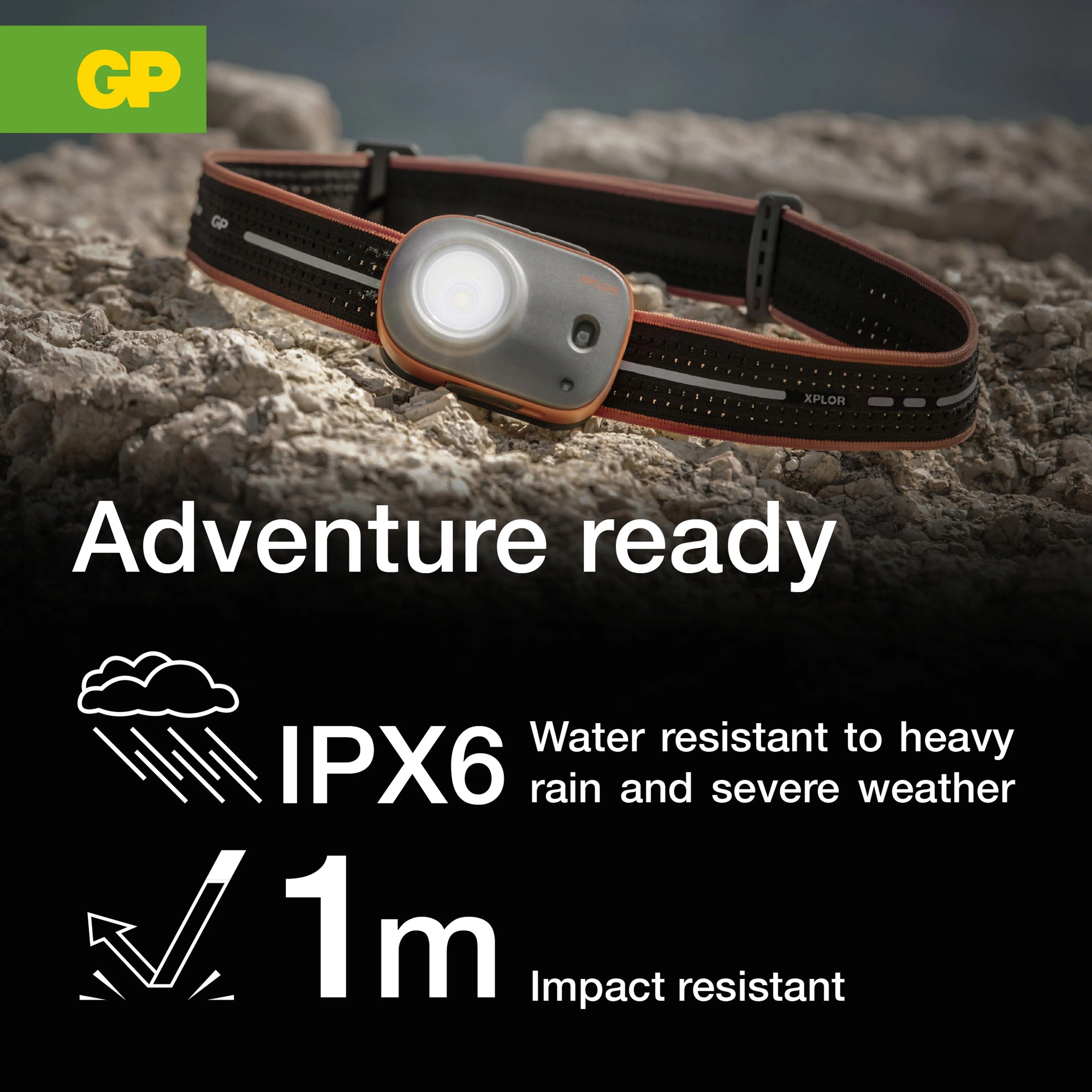 XPLOR PHR16 Ultra Compact & Lightweight Headlamp 300L Rechargeable - Image 6