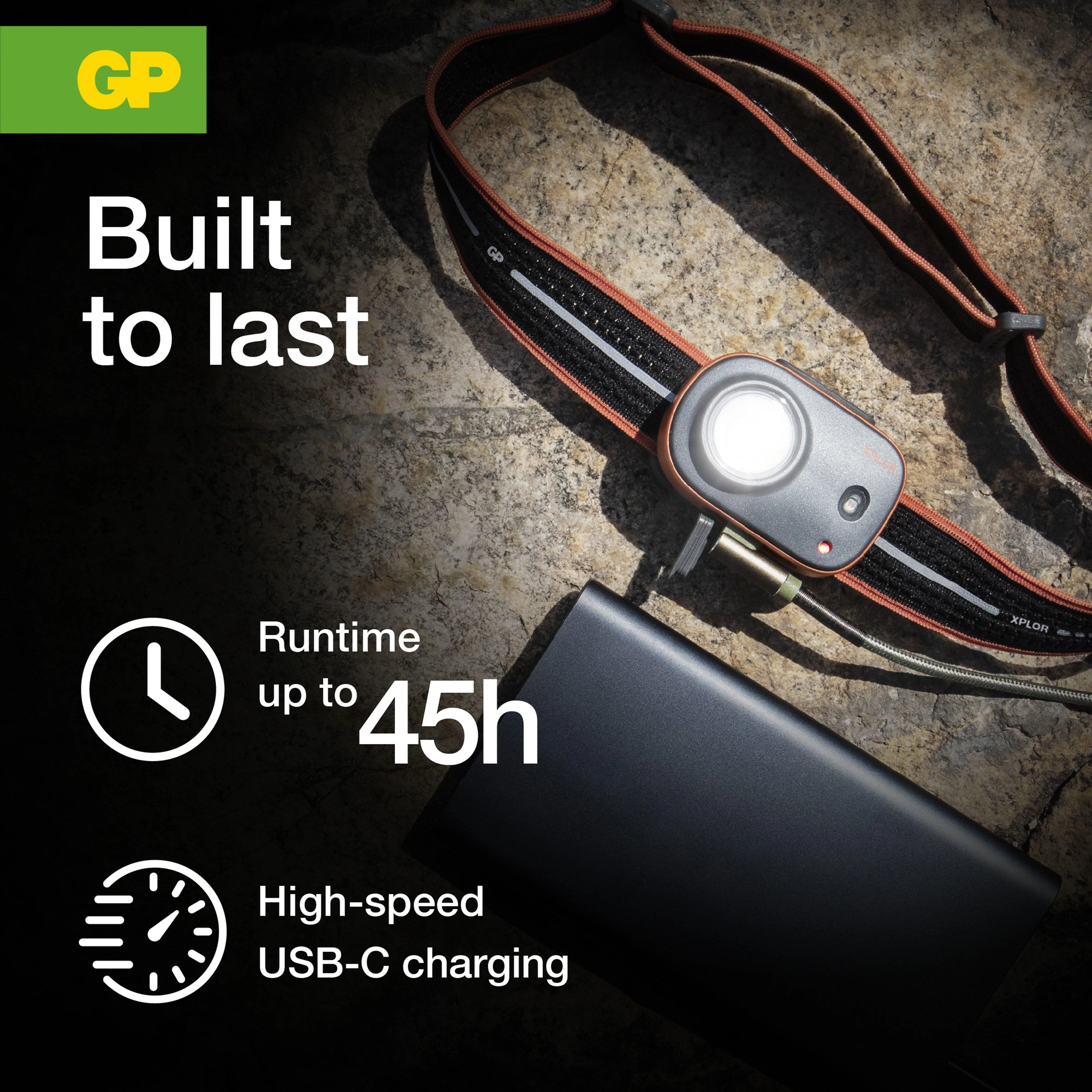 XPLOR PHR16 Ultra Compact & Lightweight Headlamp 300L Rechargeable - Image 7
