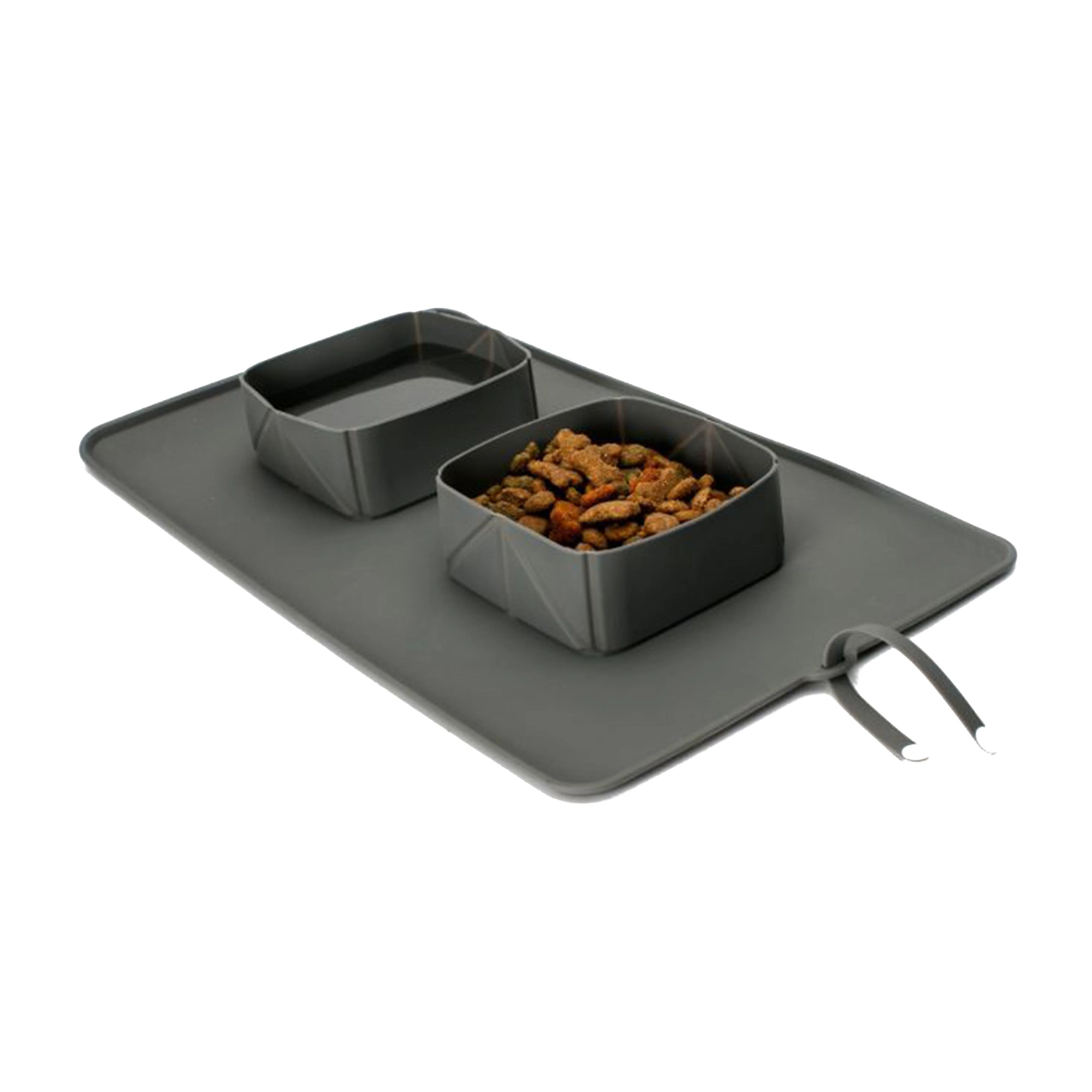 Rollabowl Double Bowl and Mat - Image 2