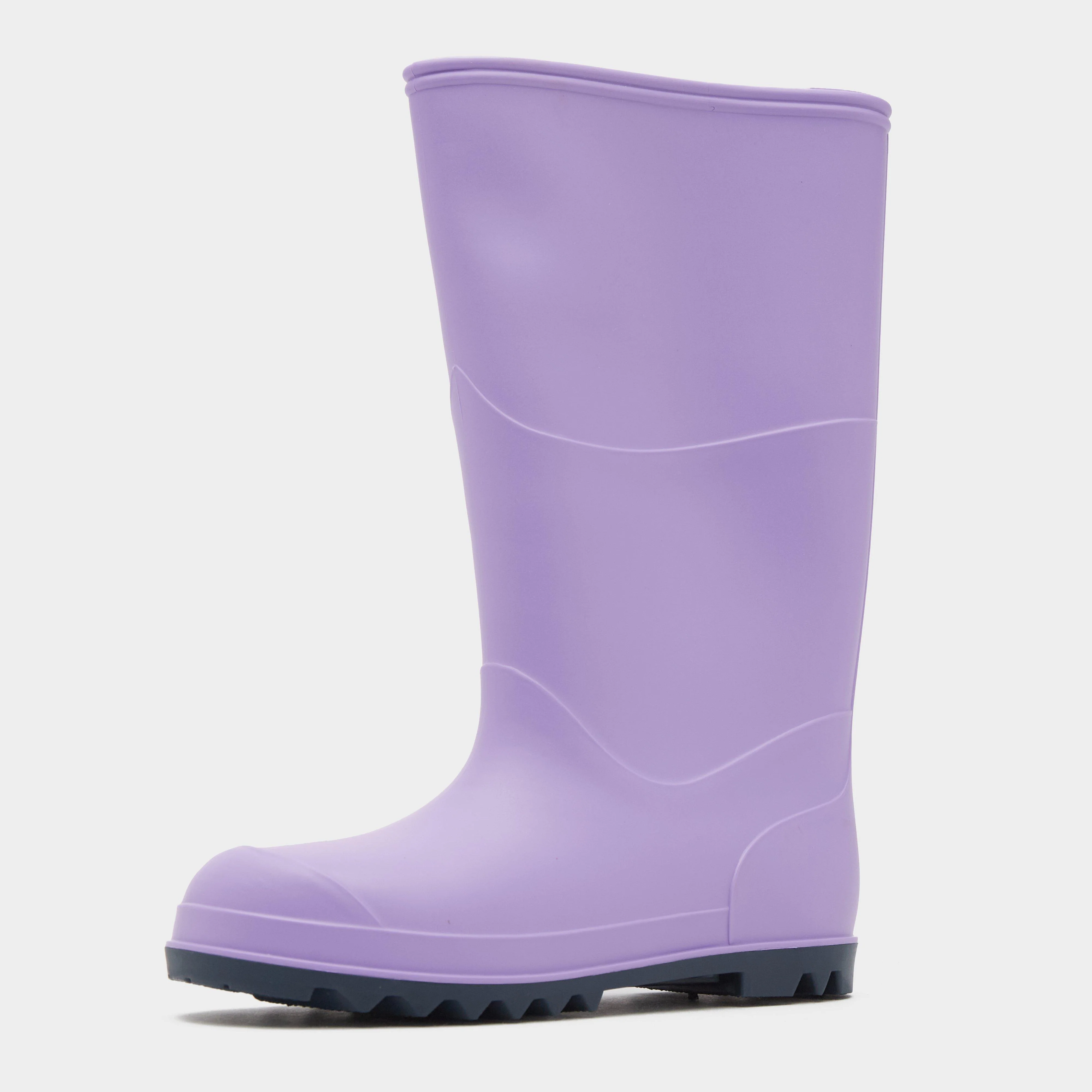 Berwick Kids' Lavender Wellington Boots - Image 3