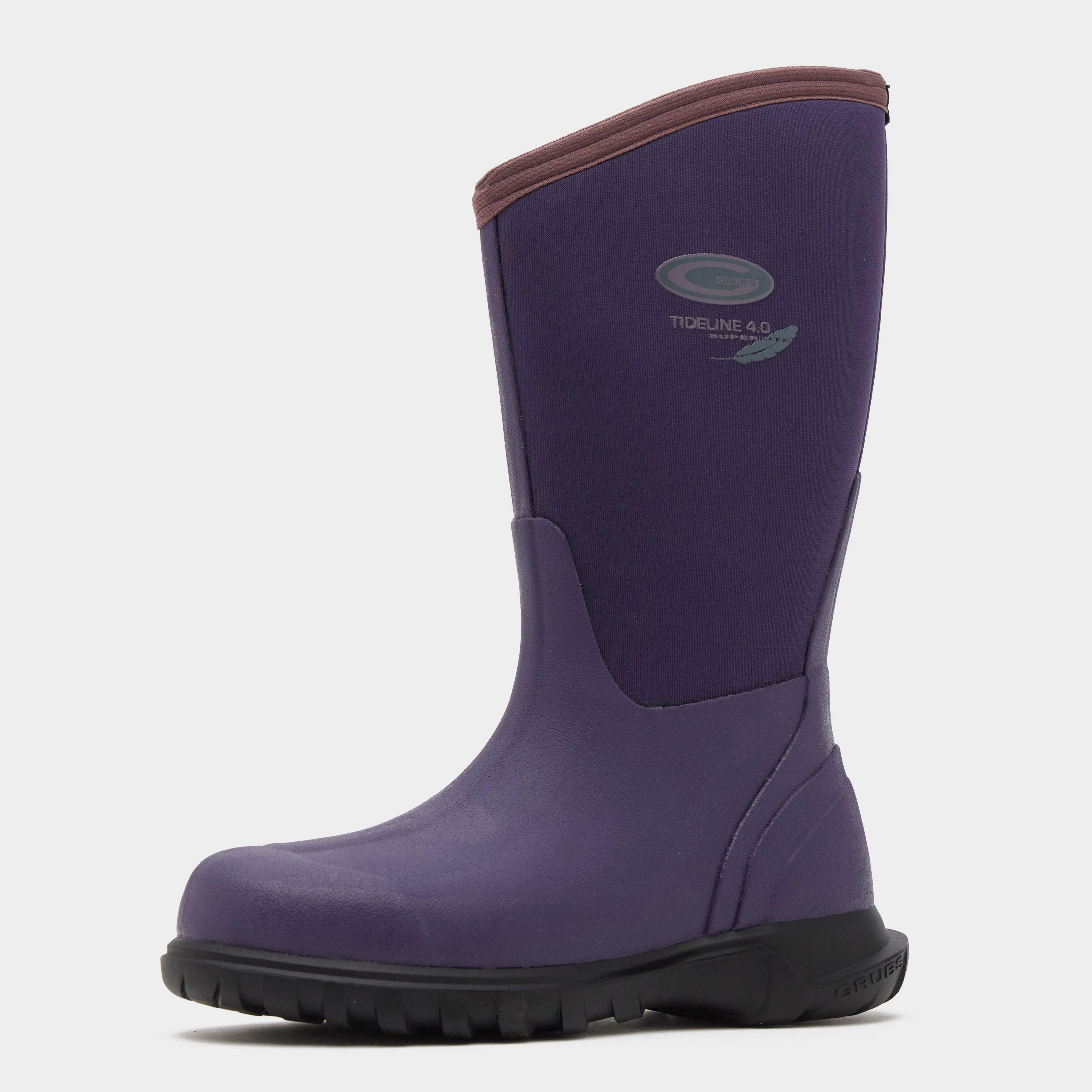 Kids Tideline Boots Plum - Image 3