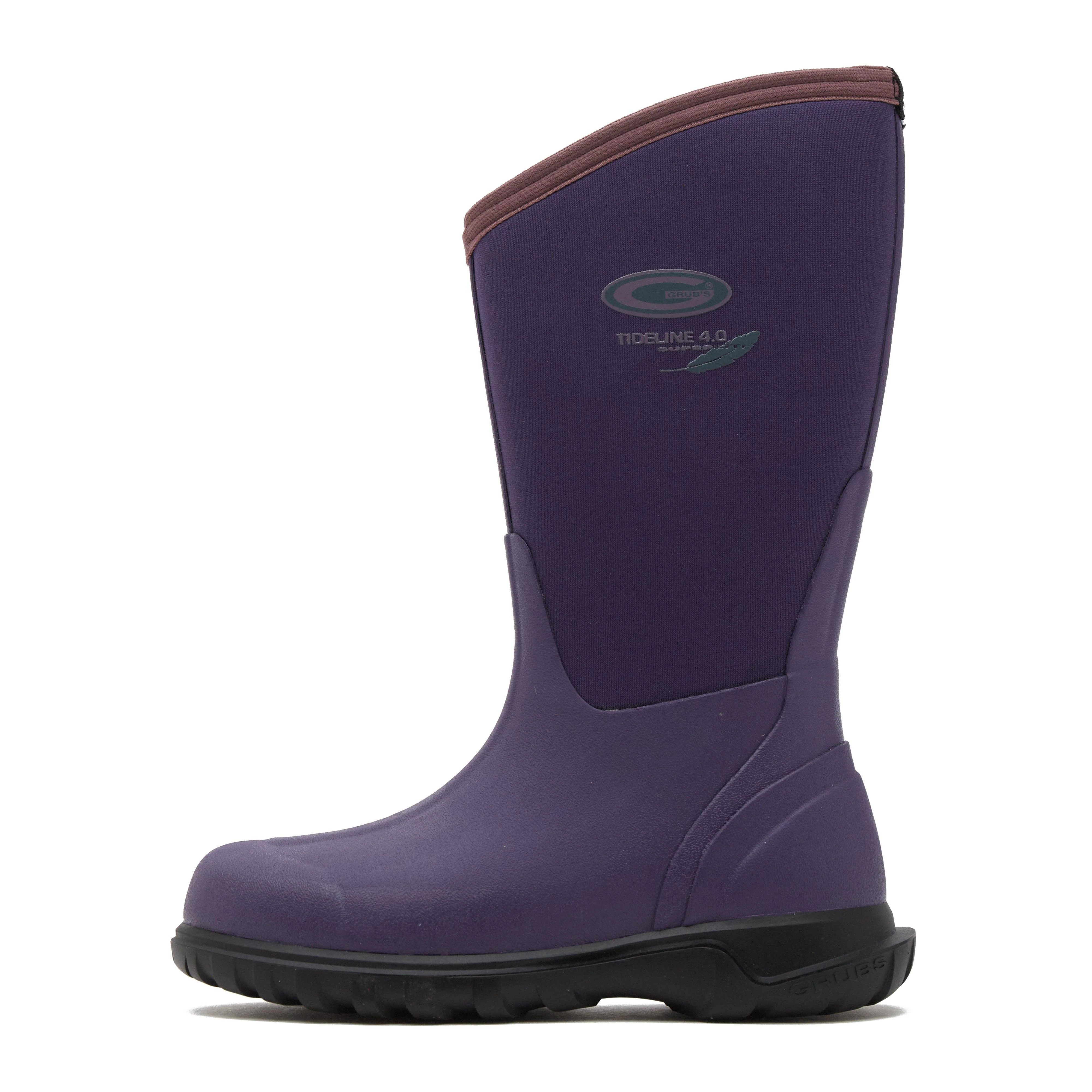 Kids Tideline Boots Plum - Image 7