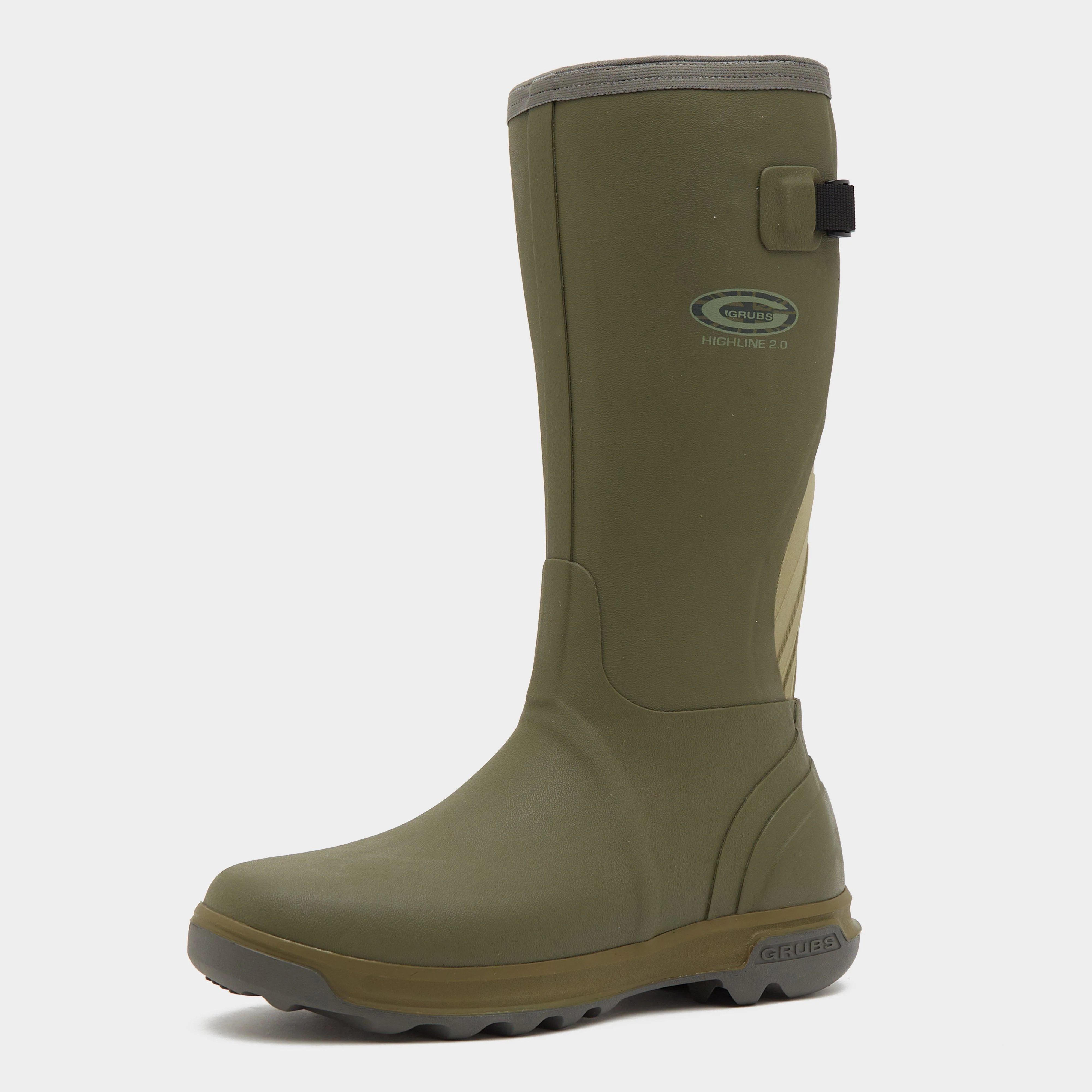 Mens Highline 2.0 Wellington Boots Sage Green - Image 3