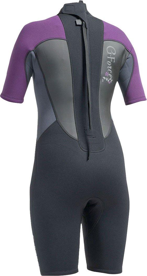 G-Force Womens 3mm Flatlock Shorti - Image 2