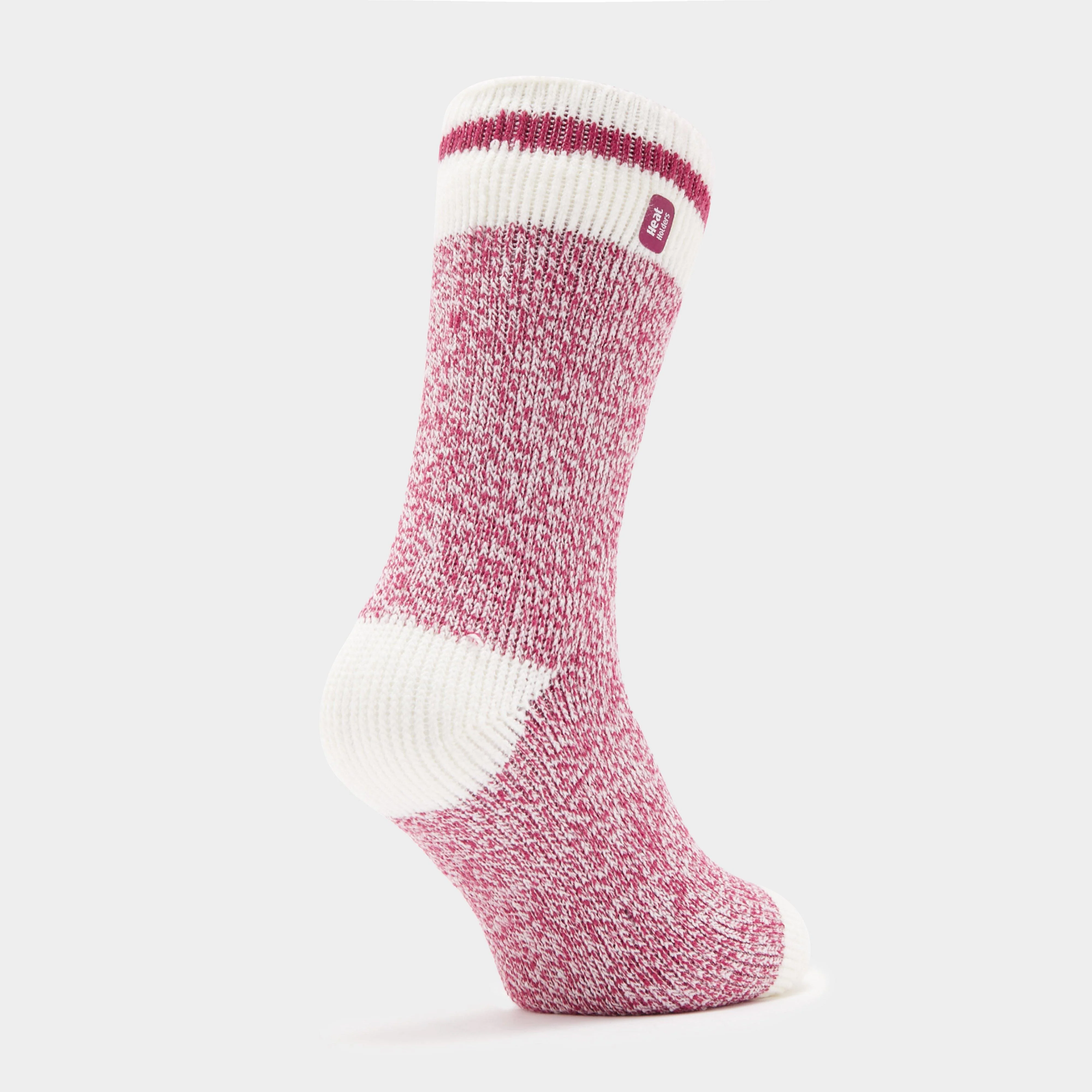 Ladies Cream Block Twist Socks - Image 3
