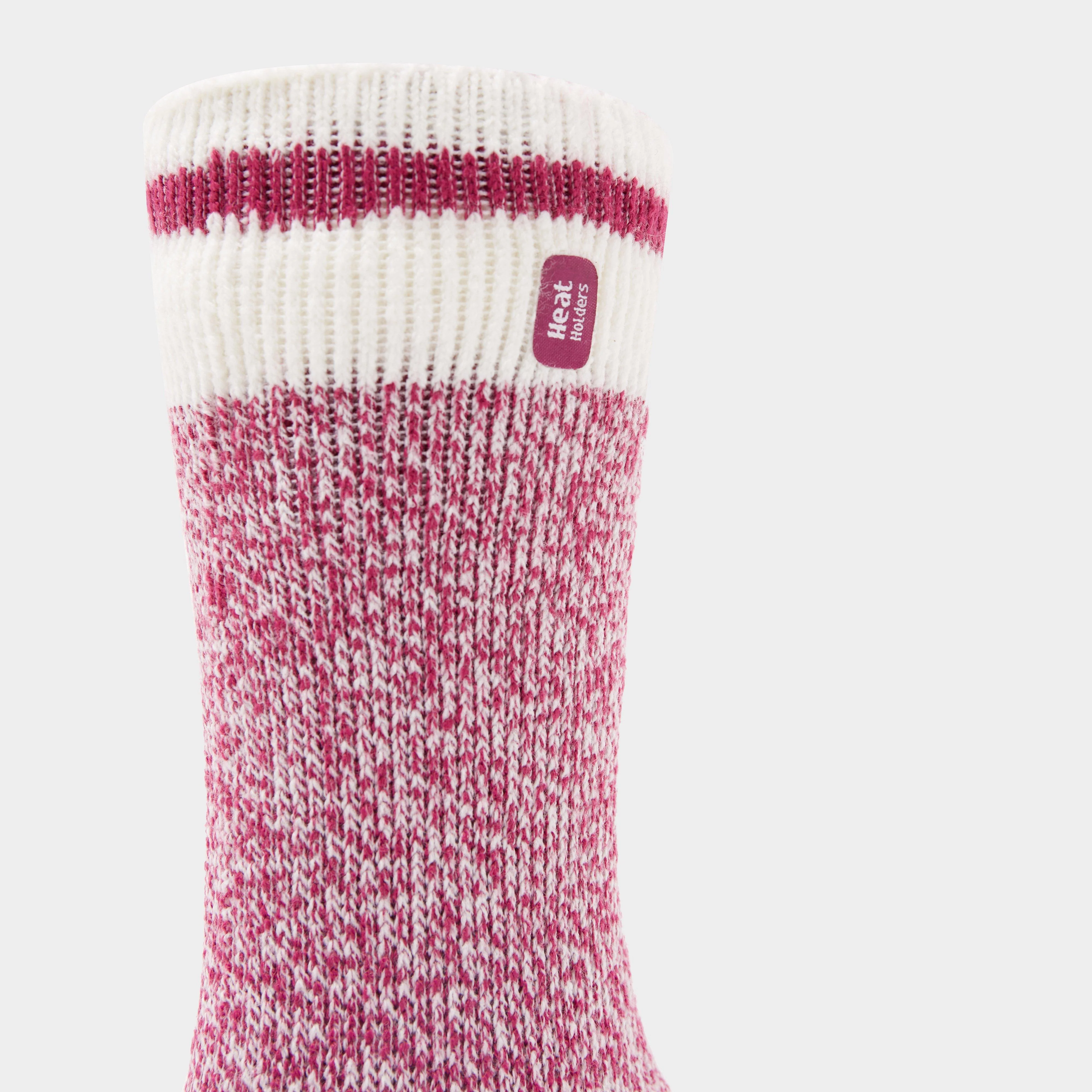 Ladies Cream Block Twist Socks - Image 4