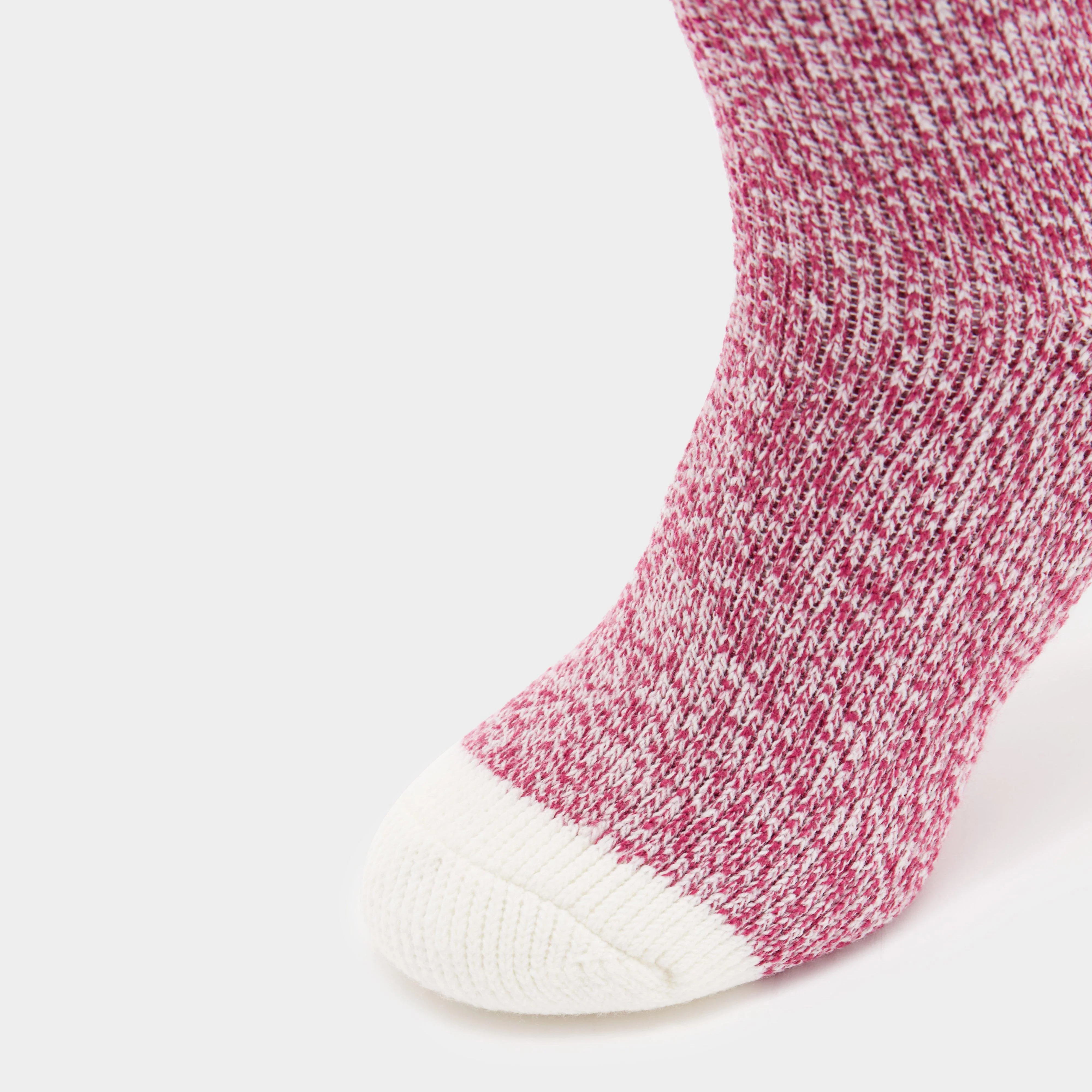 Ladies Cream Block Twist Socks - Image 5