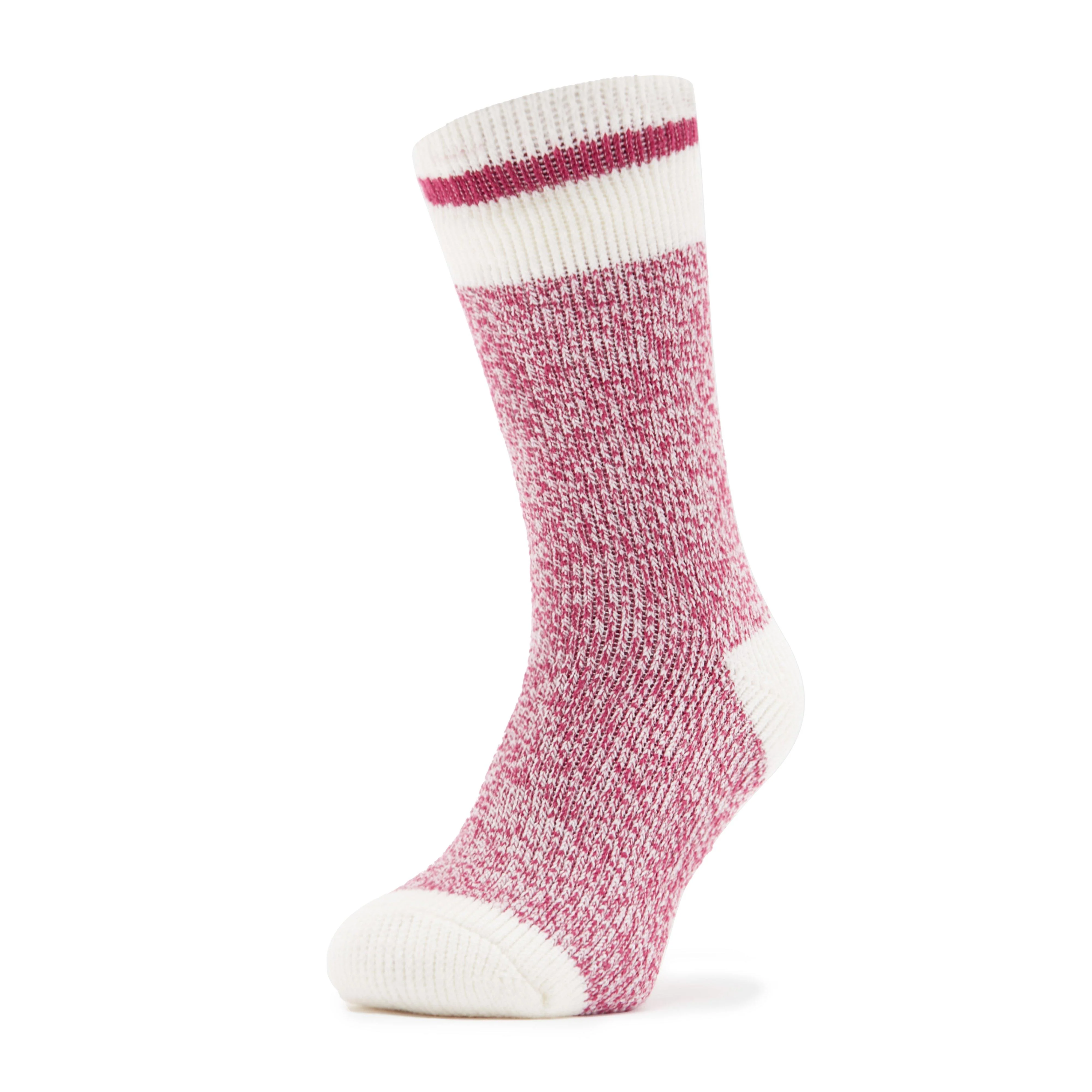 Ladies Cream Block Twist Socks - Image 6