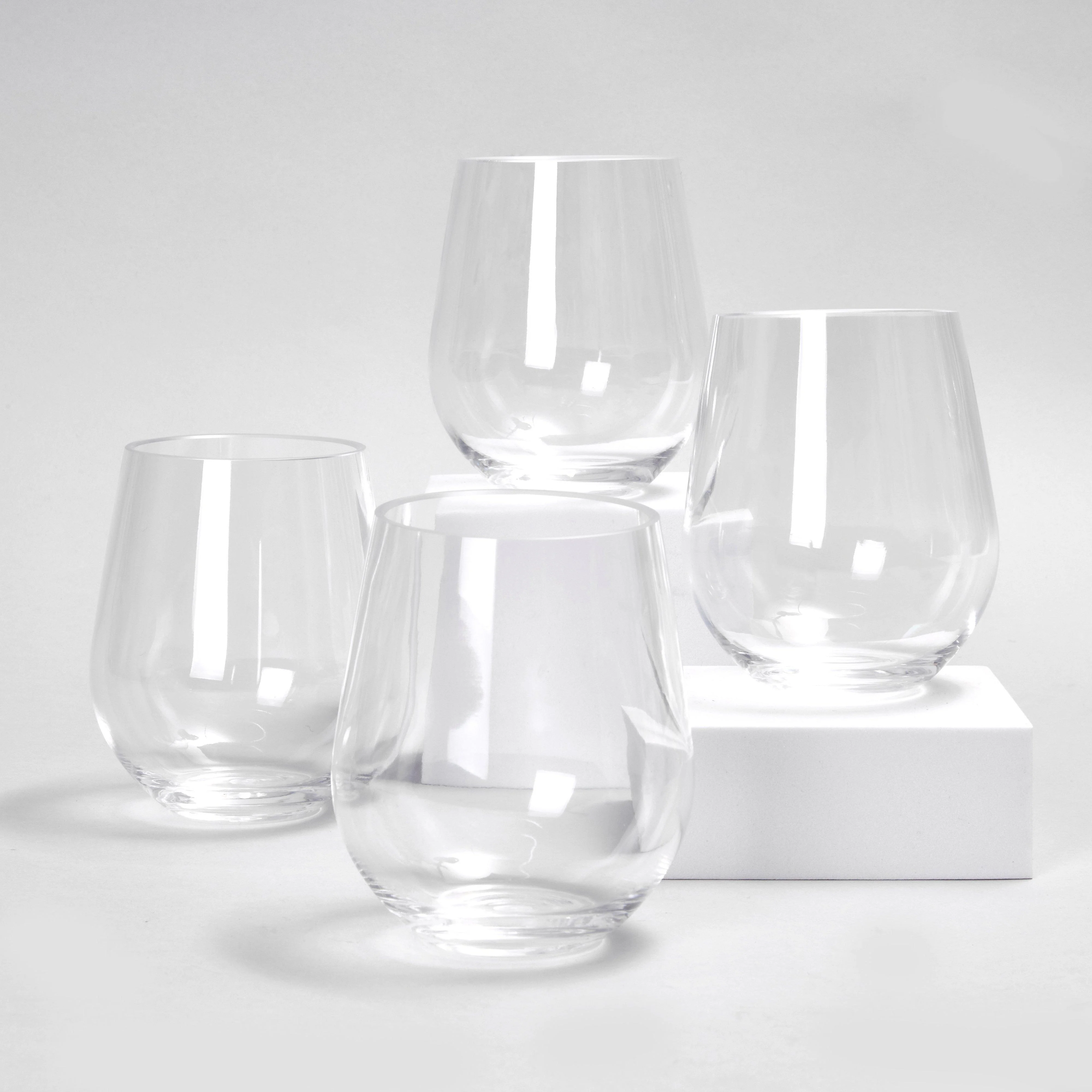 4 Pack Clear Tumbler Set - Image 3