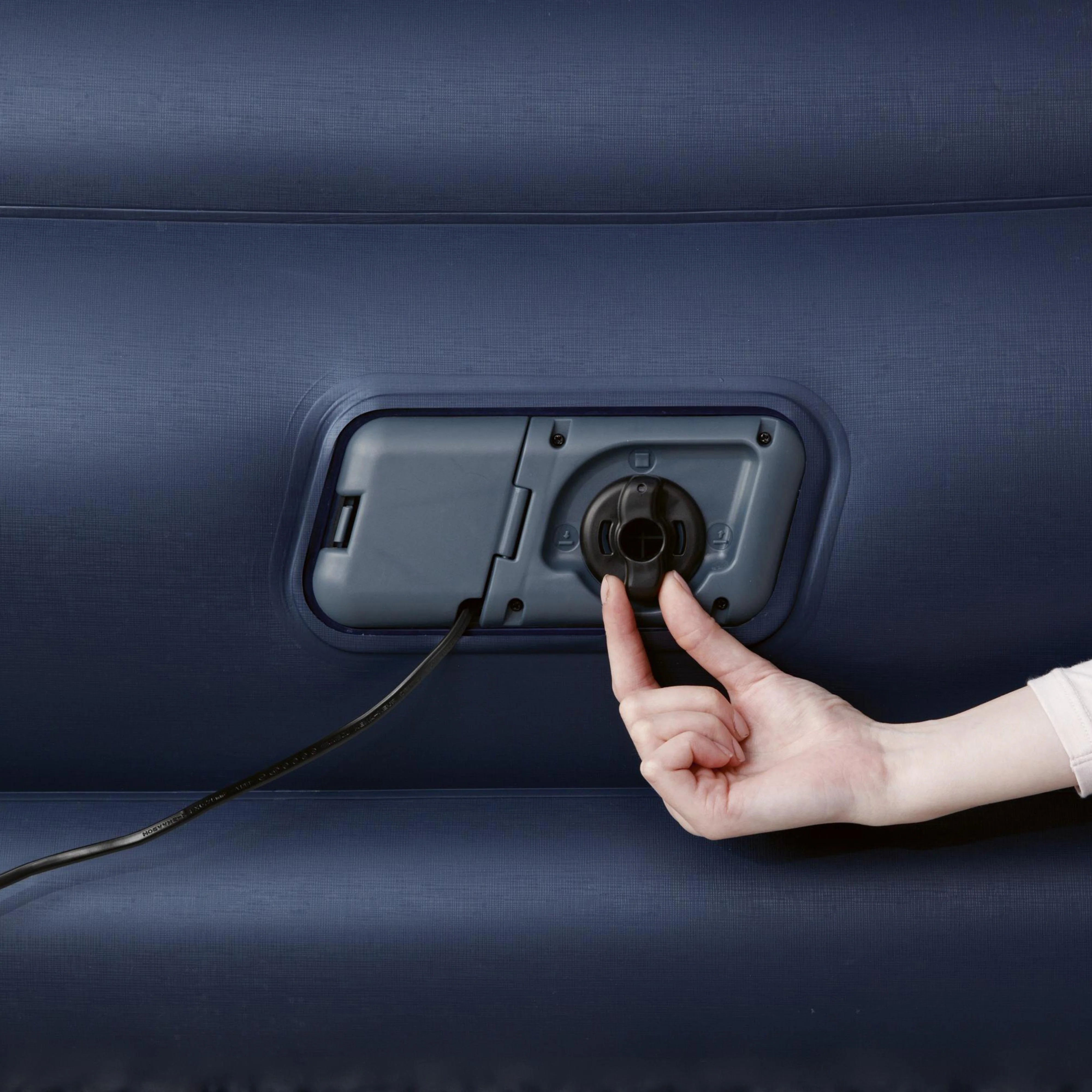 High Rise Flock King Size Airbed - Image 4