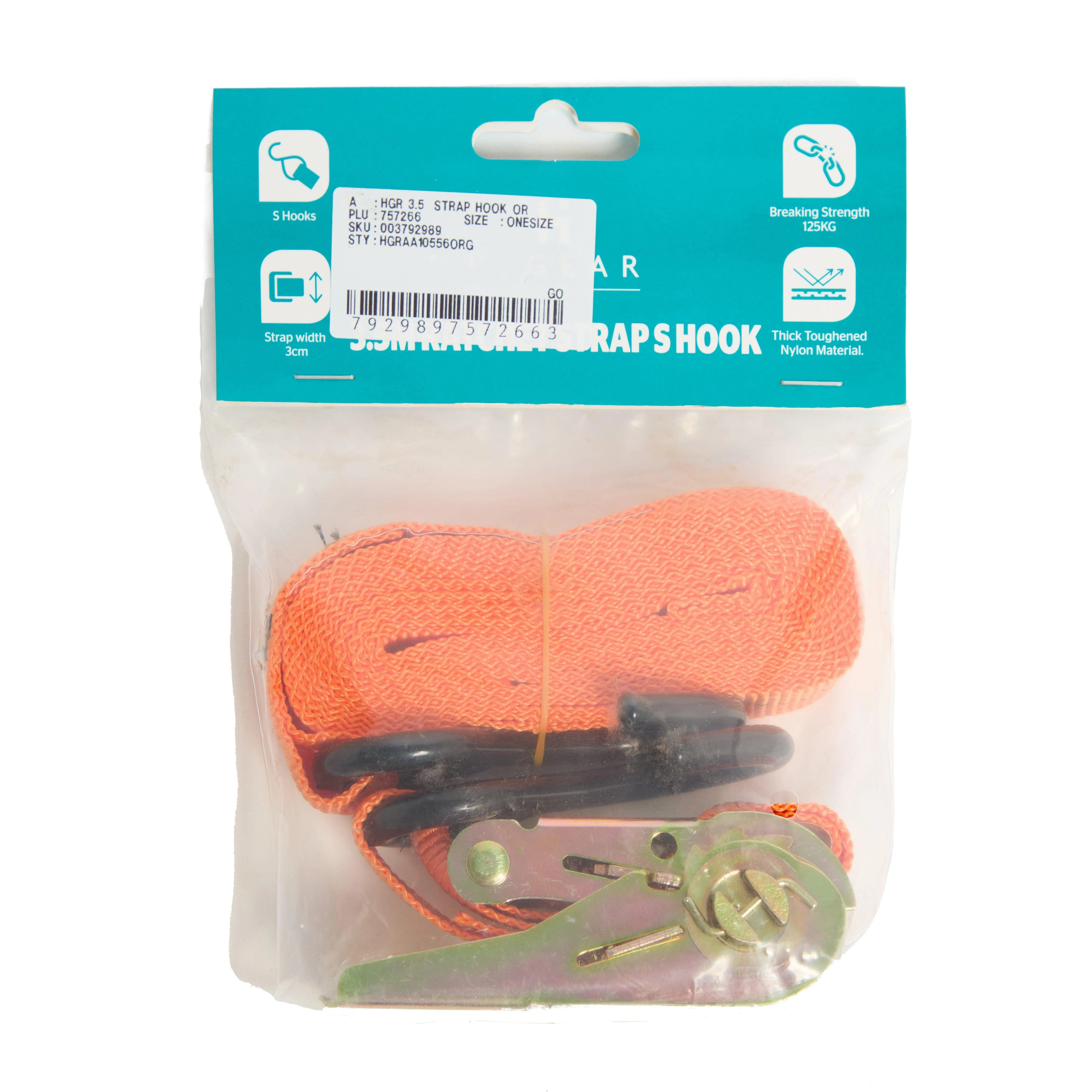 Ratchet Strap S Hook 3.5m - Image 4