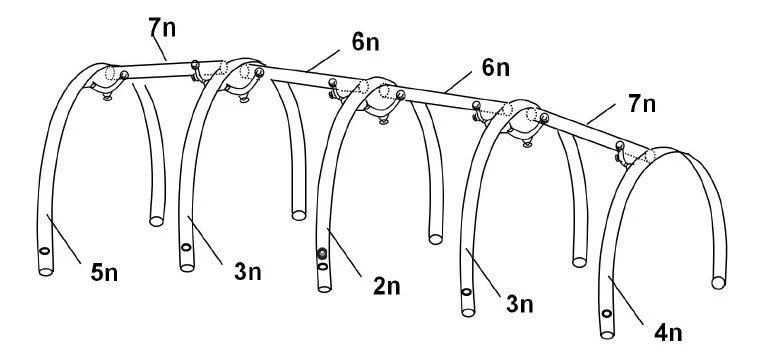 Replacement Air Beam (7n) for Nimbus 8 Tent - Image 2