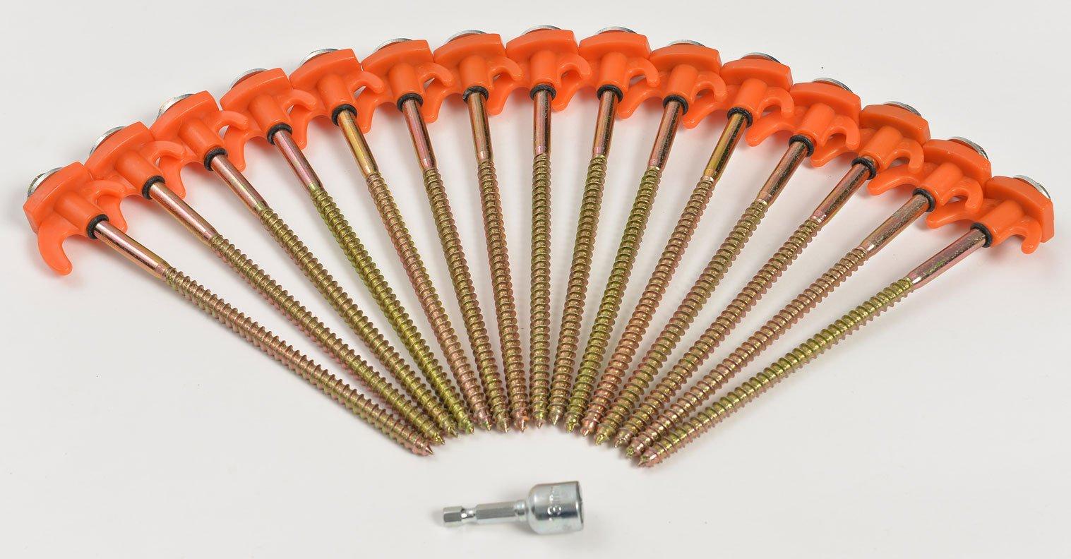 Screw Tent Pegs (Hexagonal Head) - Image 2
