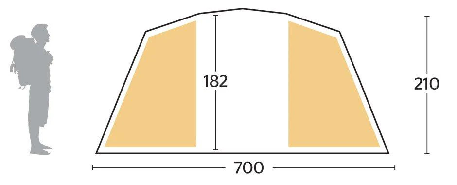 Zenobia Eclipse 6 Family 6 Person Tent - Image 2