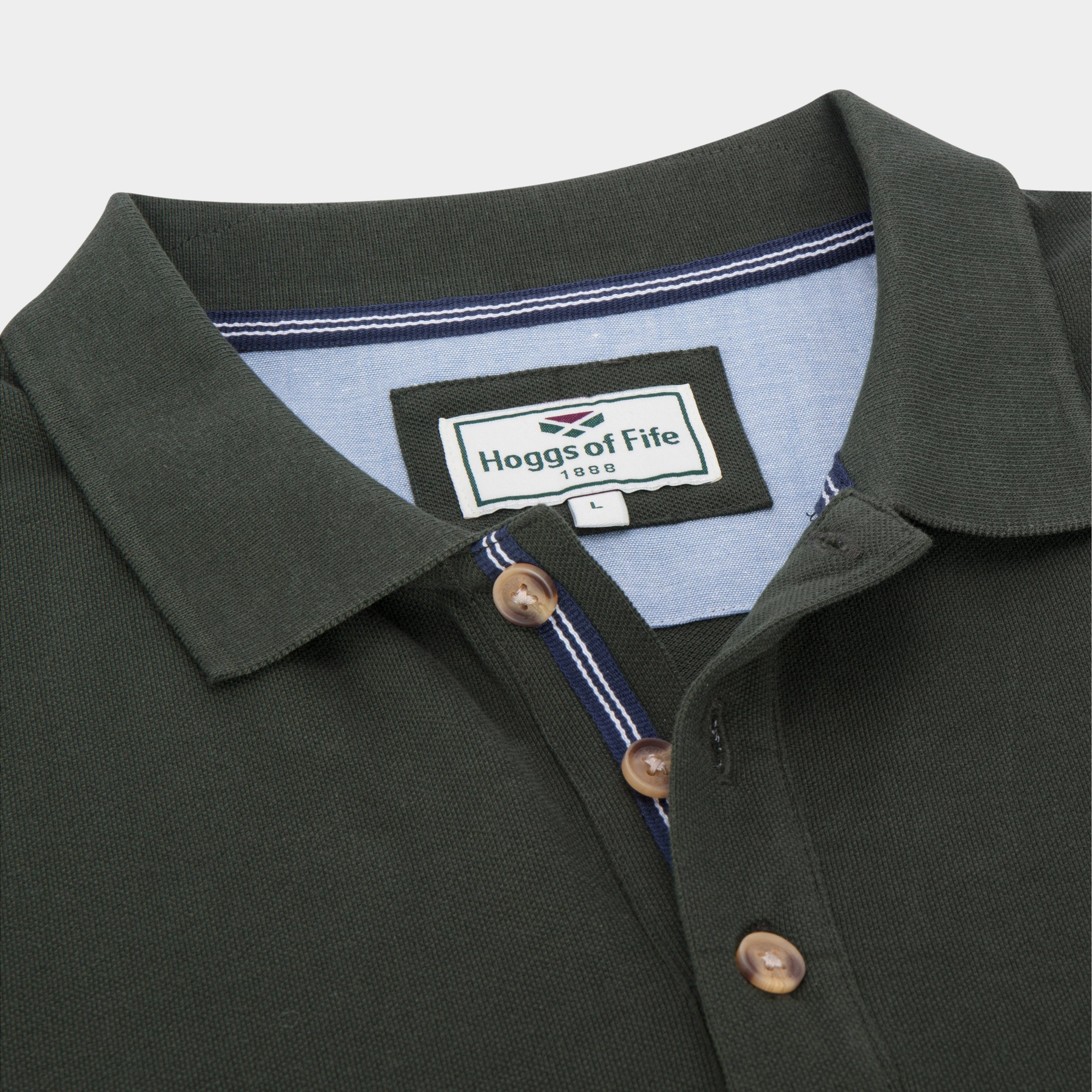 Men’s Newton Pique Polo Shirt Frost - Image 4