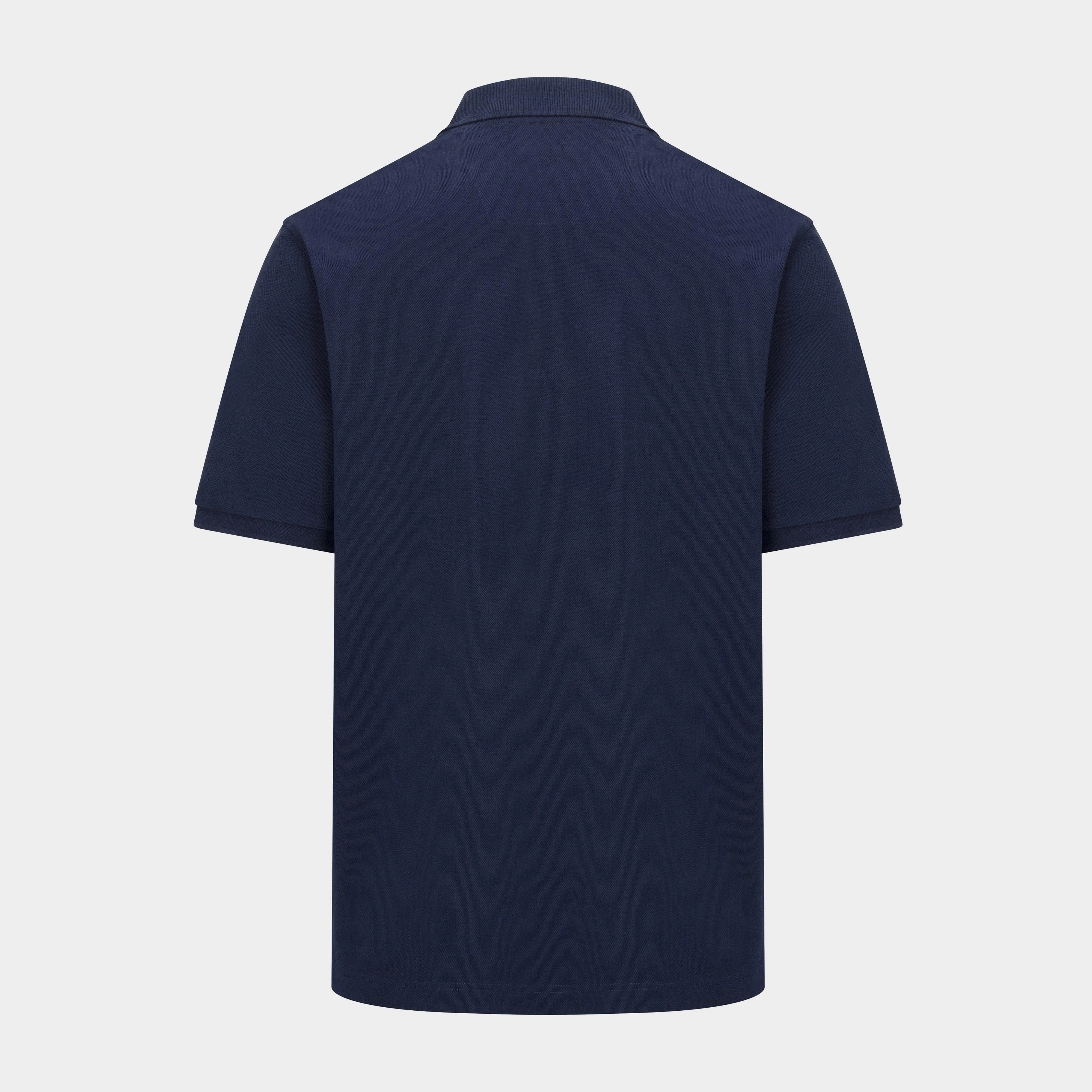 Men’s Stewart Block Pique Polo Shirt - Image 2