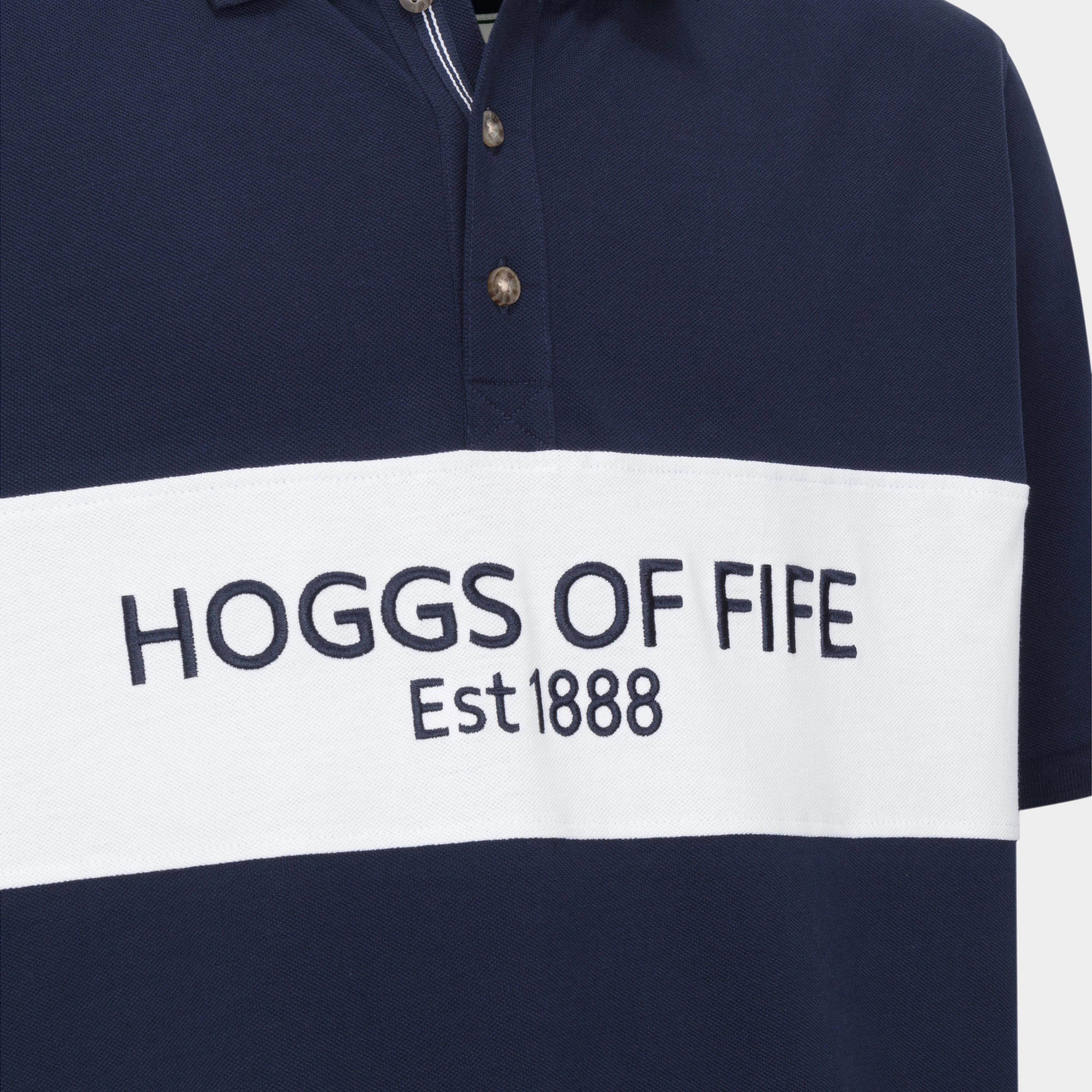 Men’s Stewart Block Pique Polo Shirt - Image 3