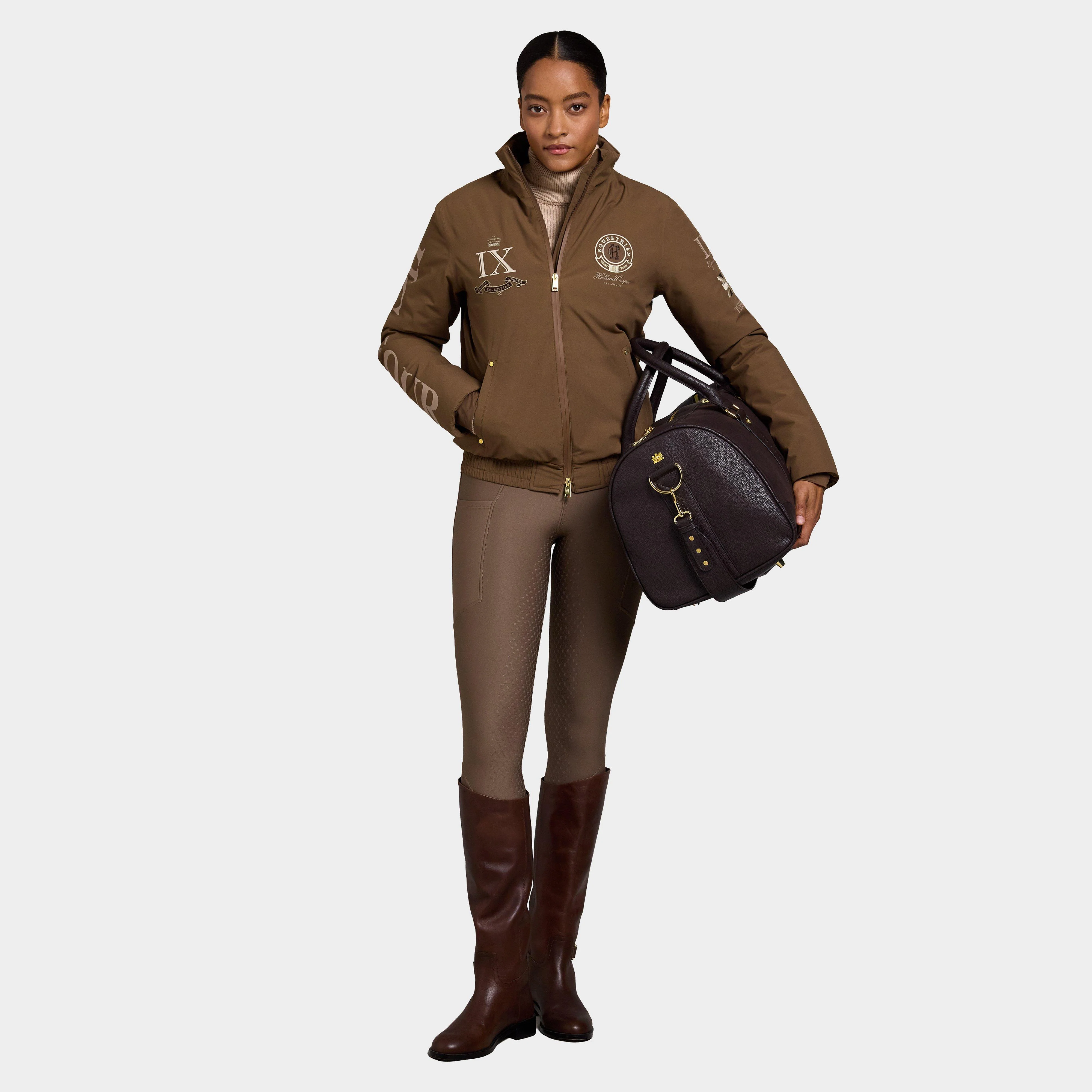 Women's Chiltern Team Jacket Chestnut - Image 6
