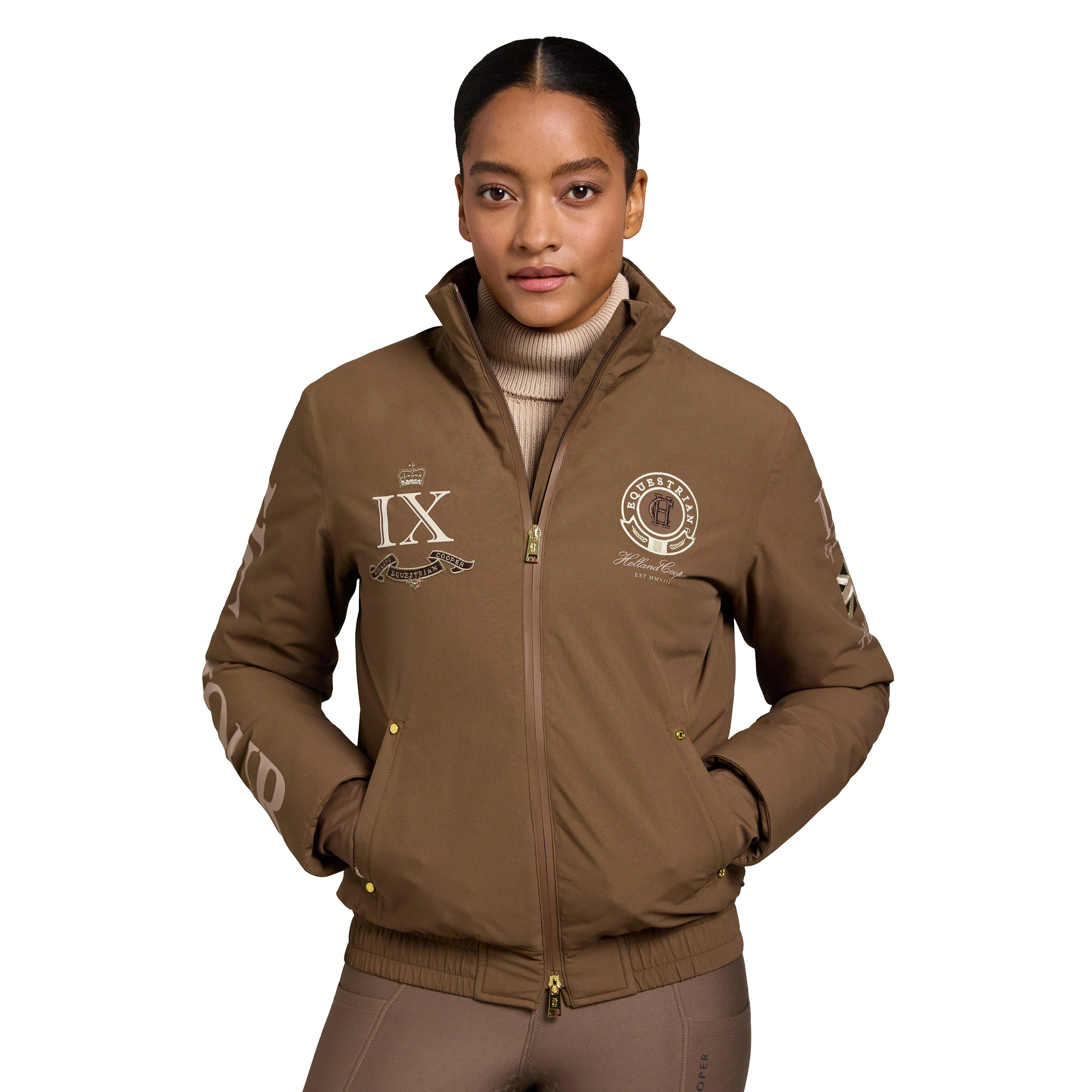 Women's Chiltern Team Jacket Chestnut - Image 7