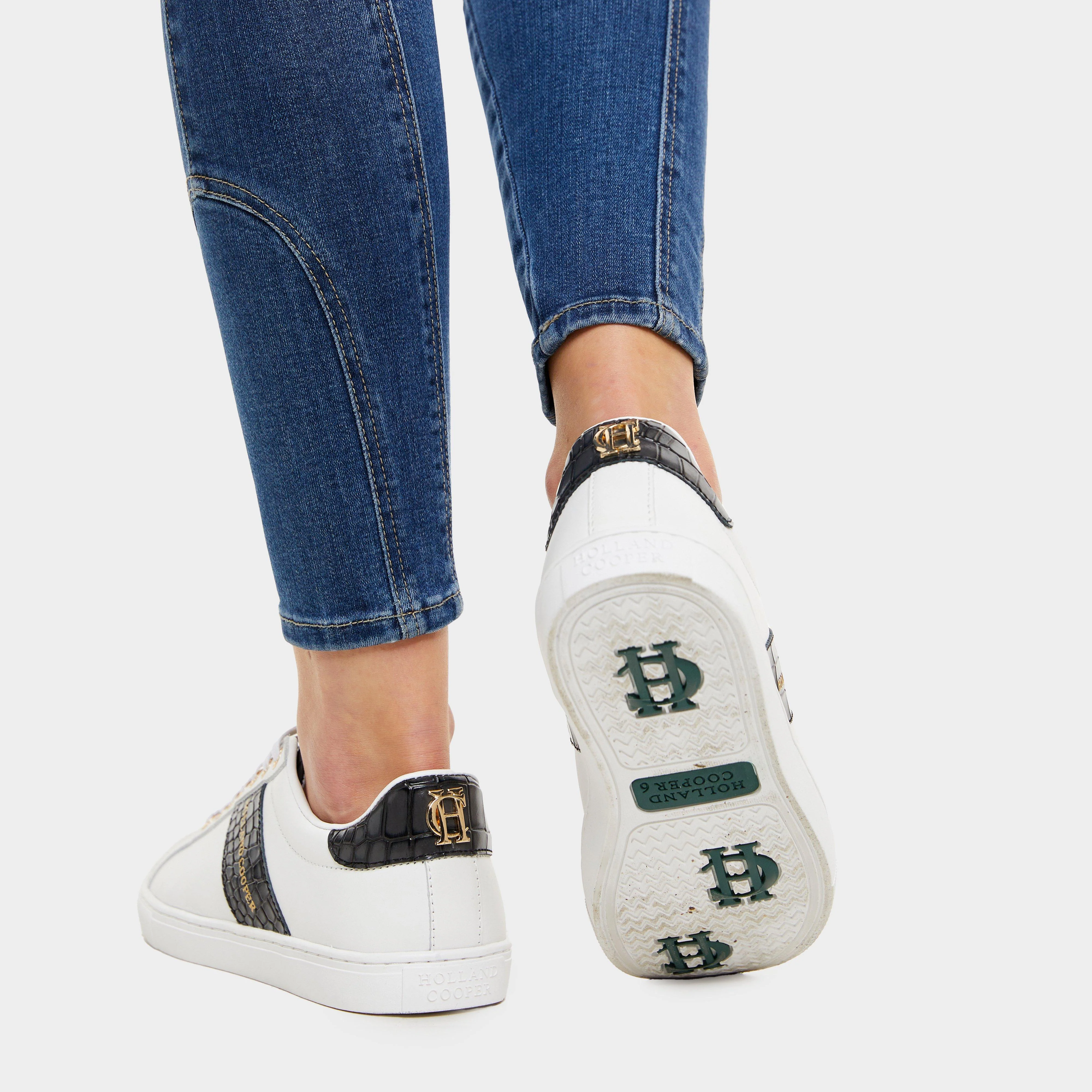 Womens Knightsbridge Court Trainers - Image 2
