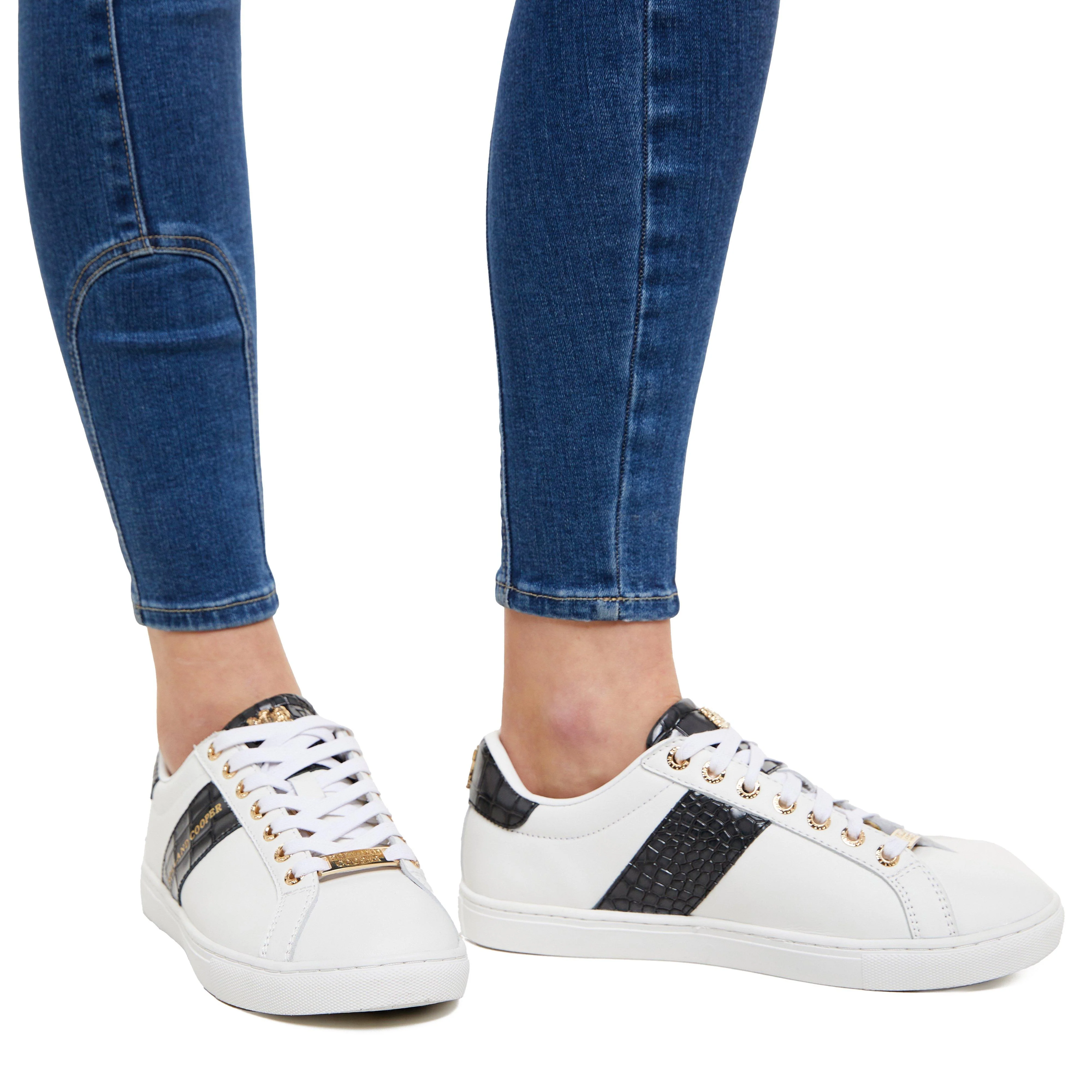 Womens Knightsbridge Court Trainers - Image 4