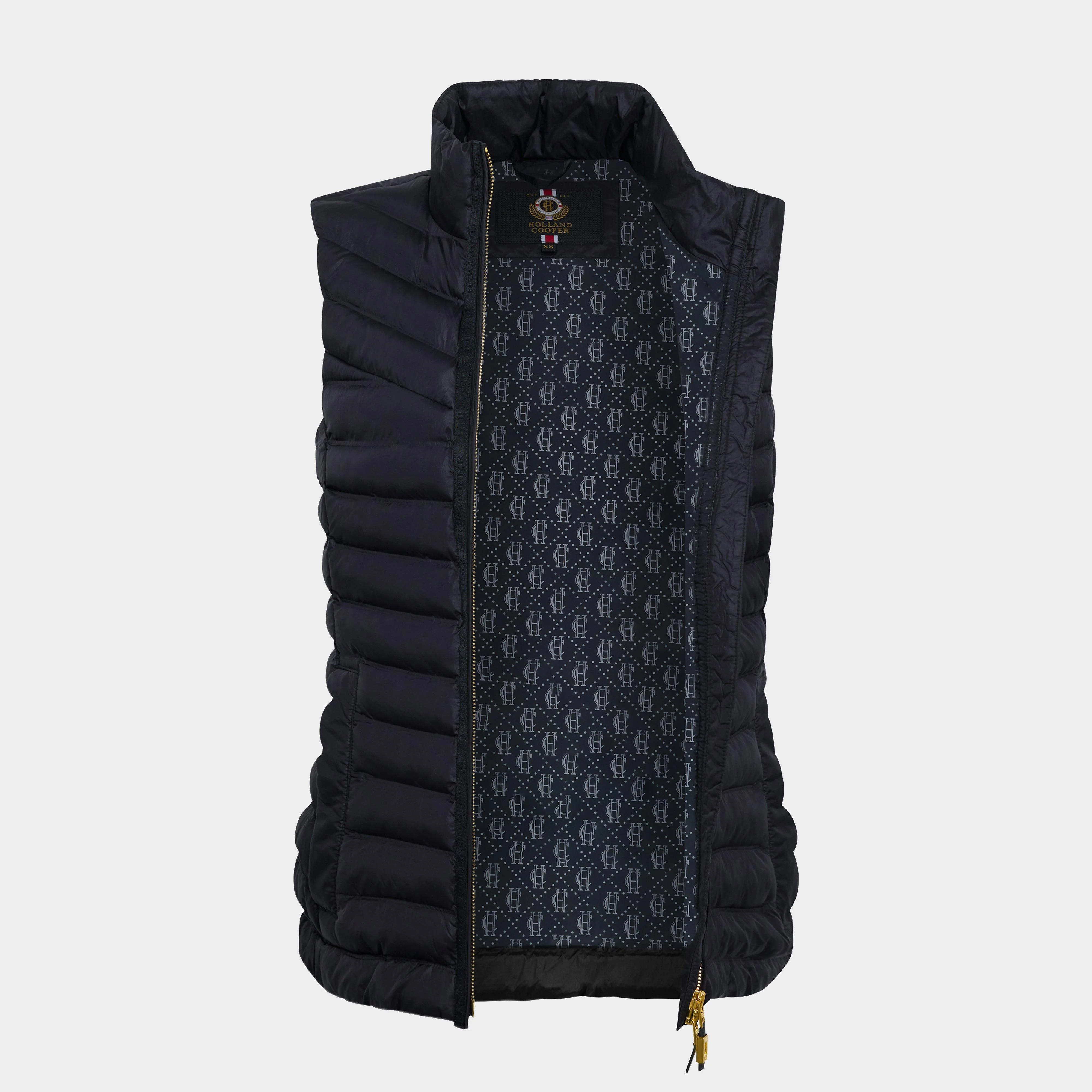 Women's Lightweight Puffer Gilet Ink Navy - Image 2