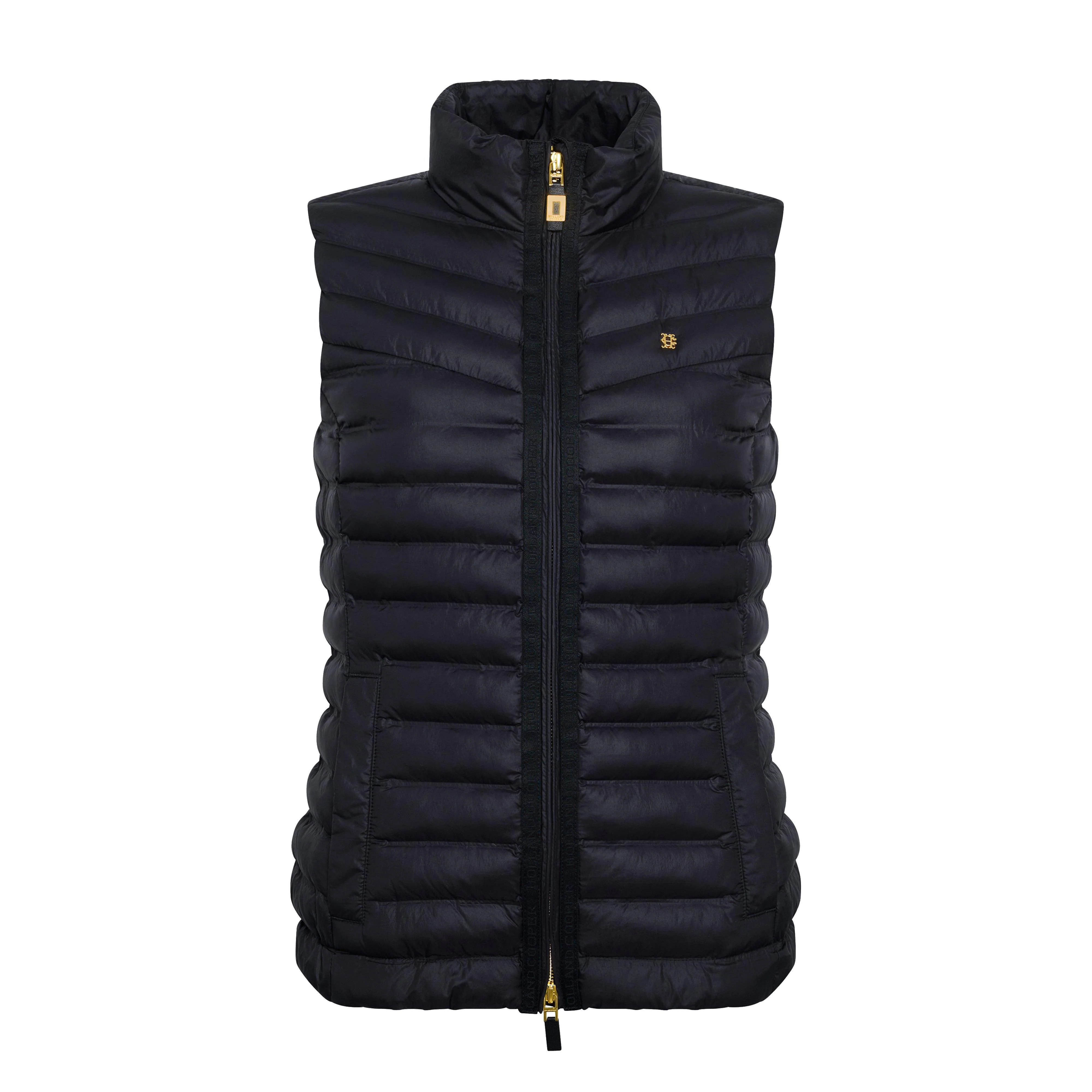 Women's Lightweight Puffer Gilet Ink Navy - Image 5