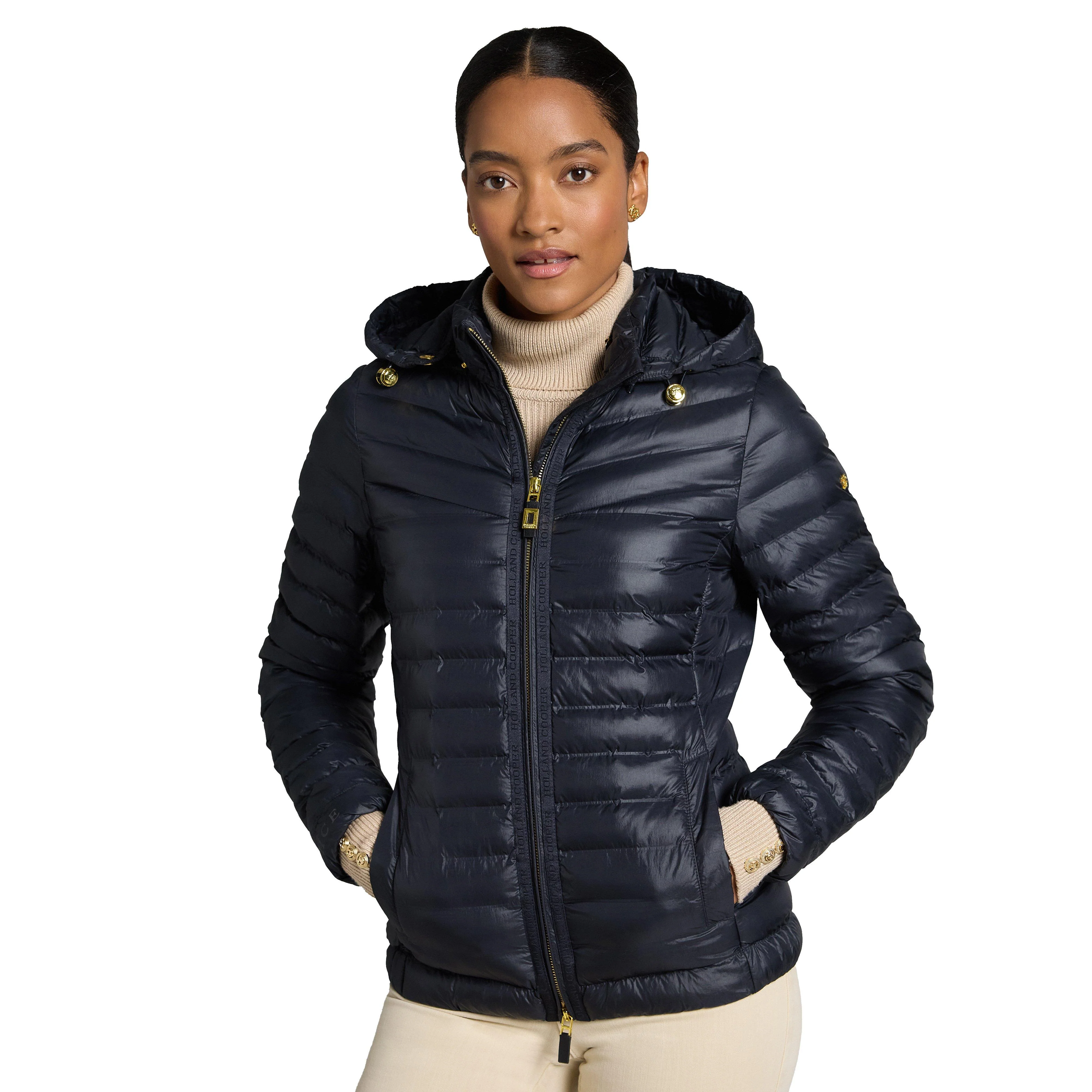 Womens's Lightweight Puffer Jacket Ink Nay - Image 10