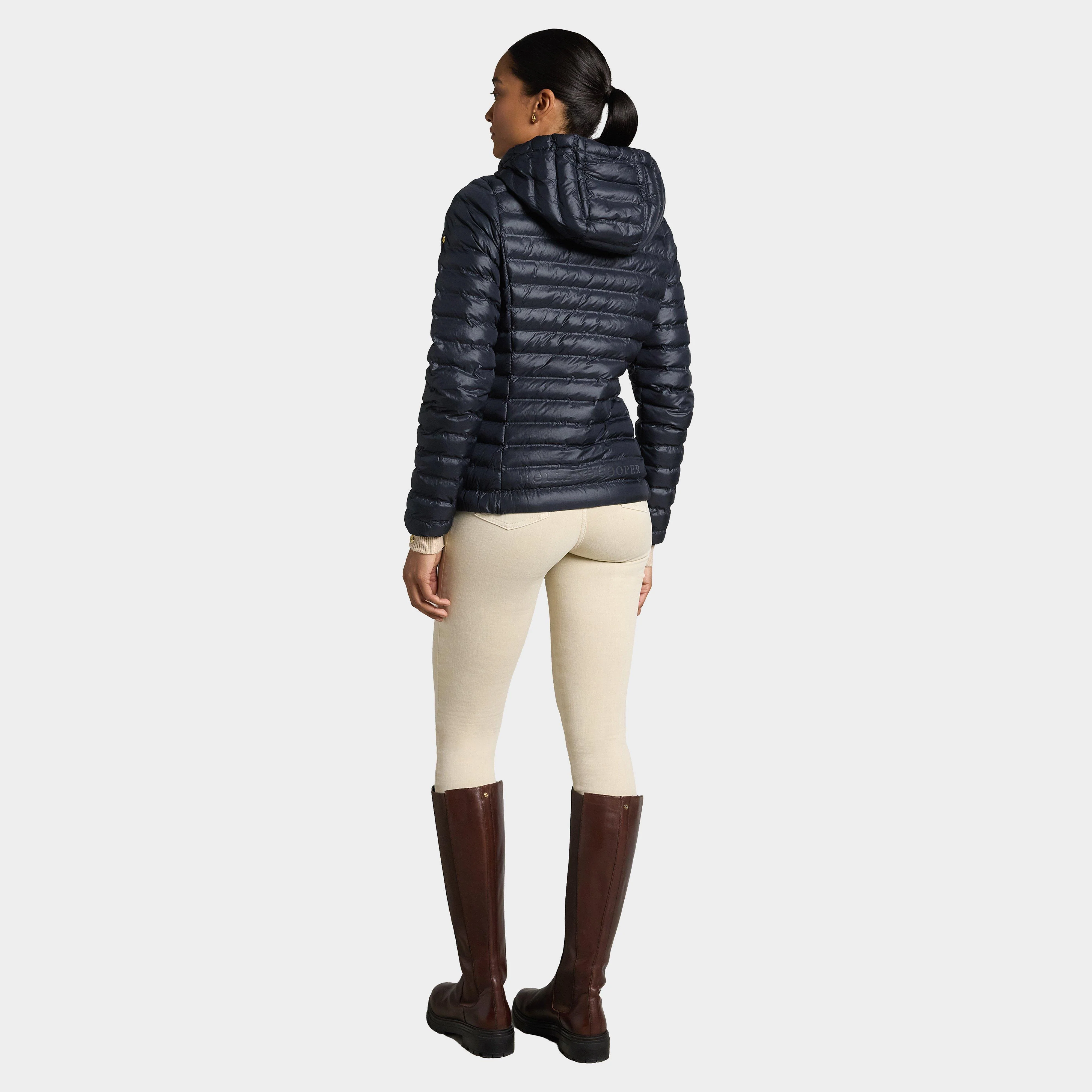 Womens's Lightweight Puffer Jacket Ink Nay - Image 5