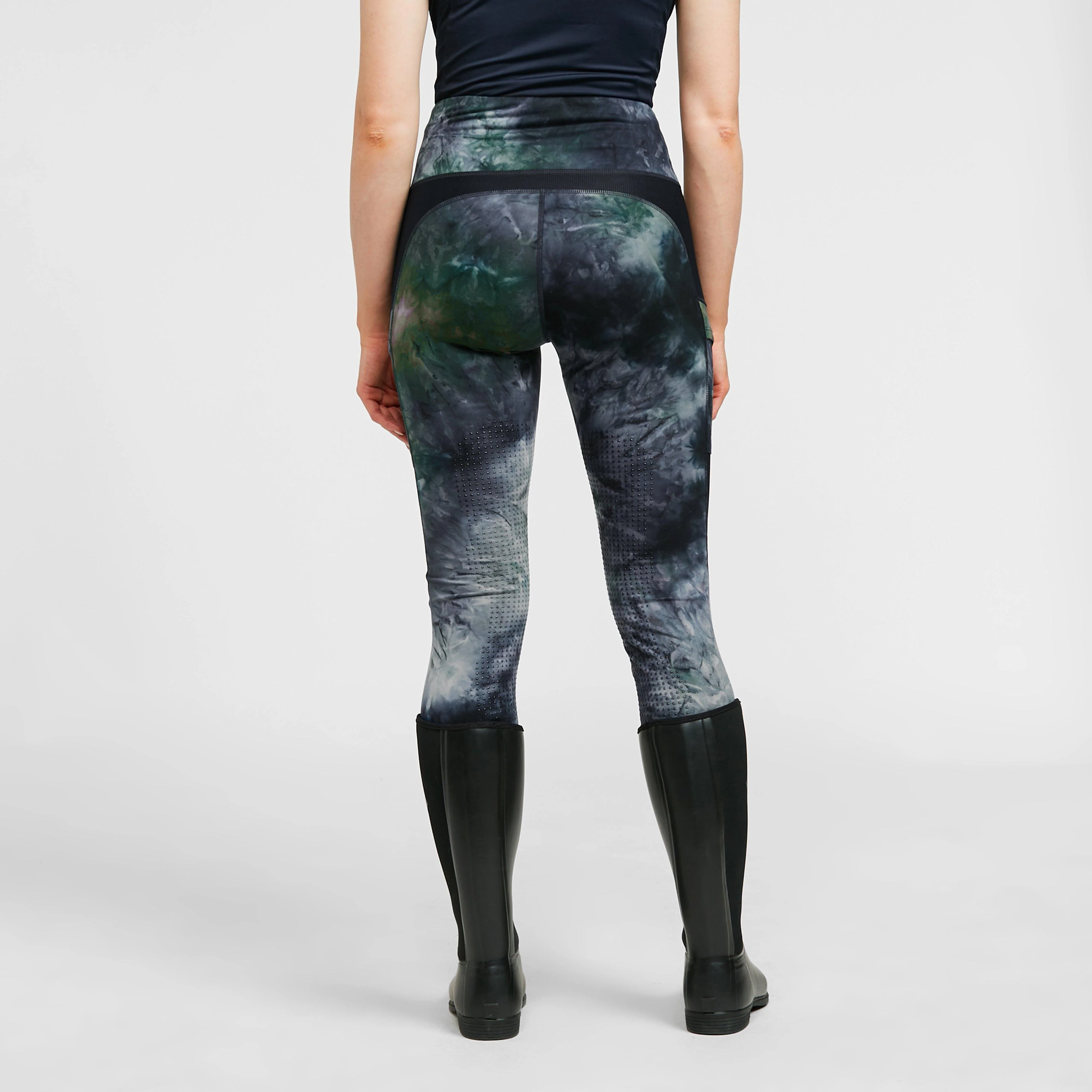 Women's Silcon Grip Riding Tights - Image 2