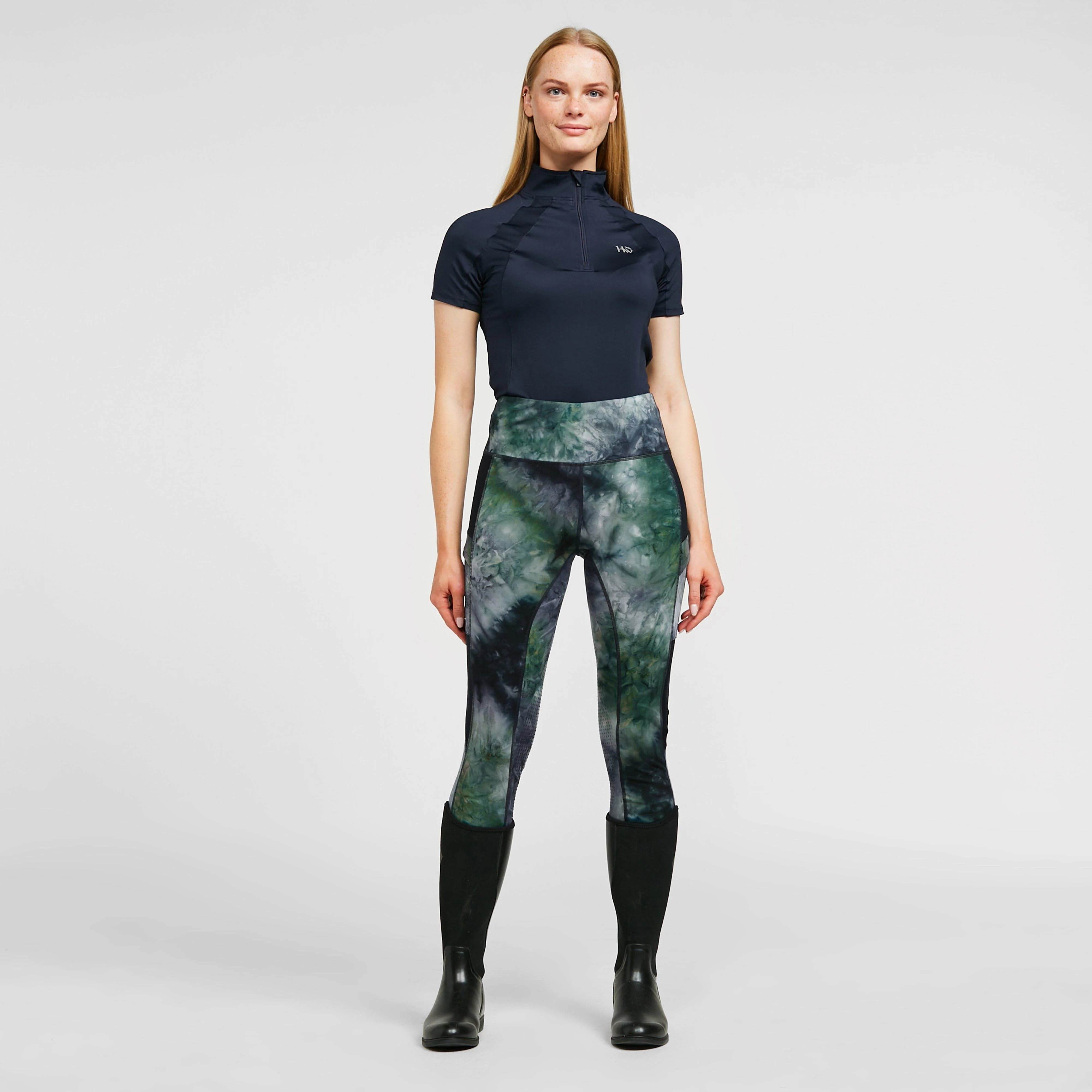 Women's Silcon Grip Riding Tights - Image 3