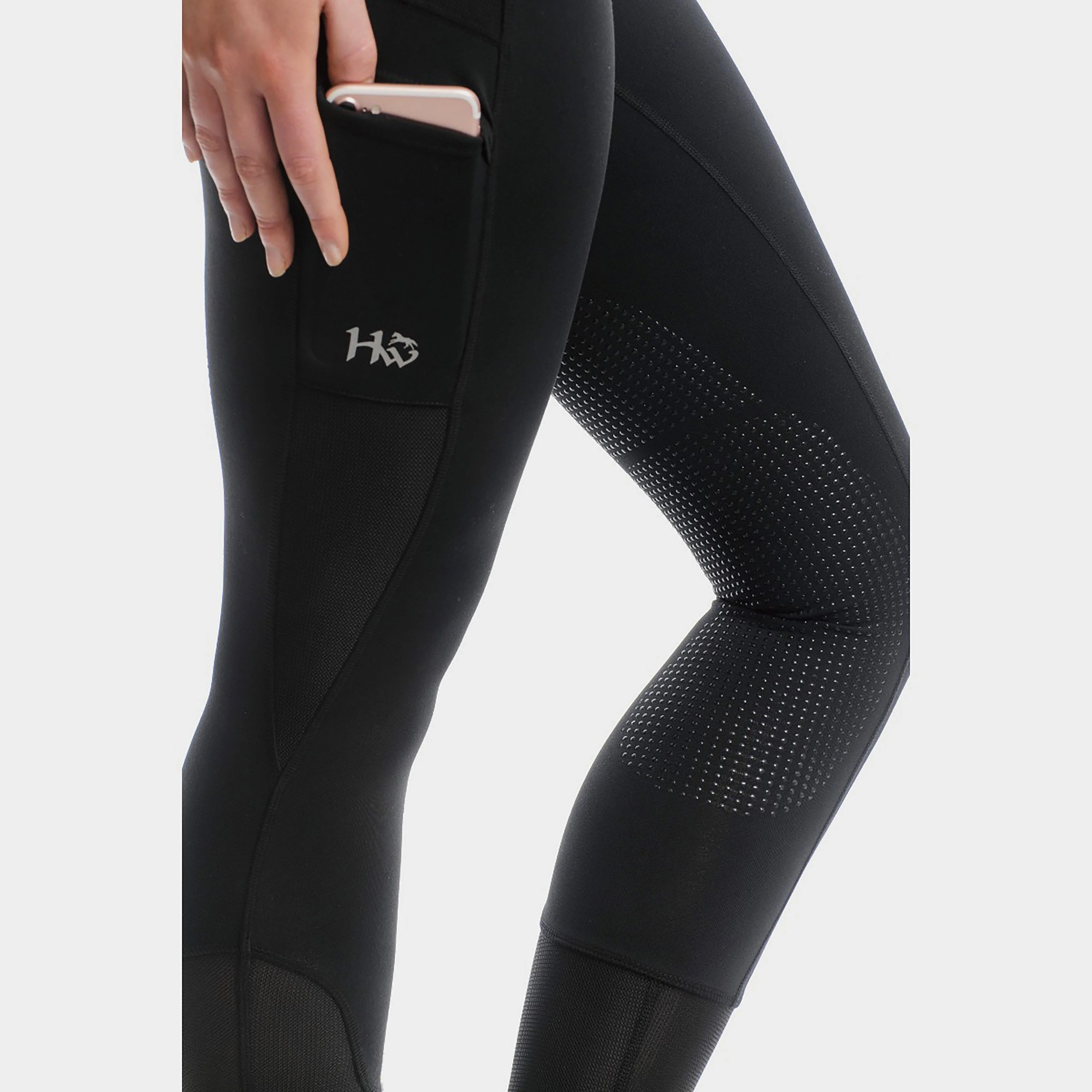 Women's Silicon Grip Riding Tights - Image 11