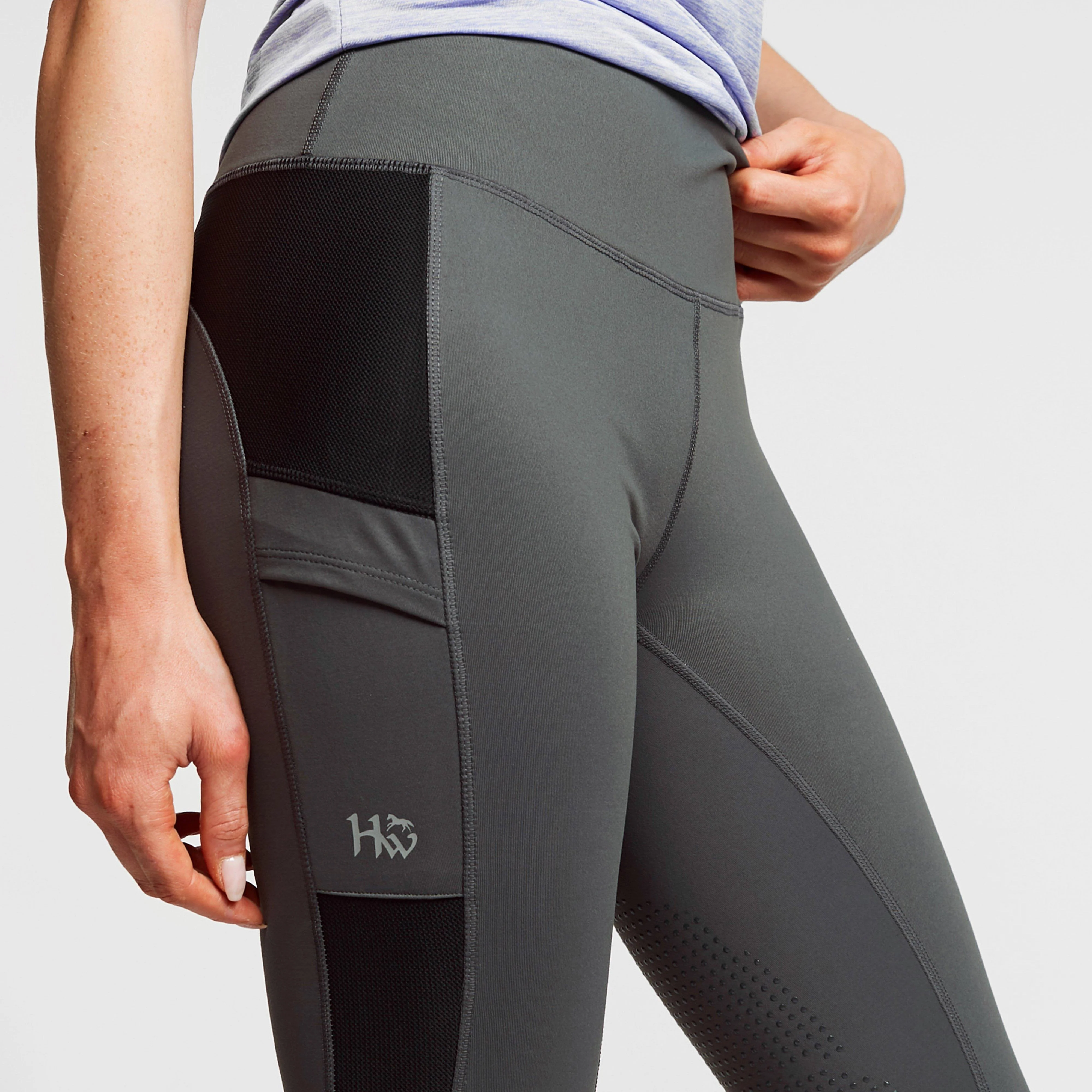 Women's Silicon Grip Riding Tights - Image 17