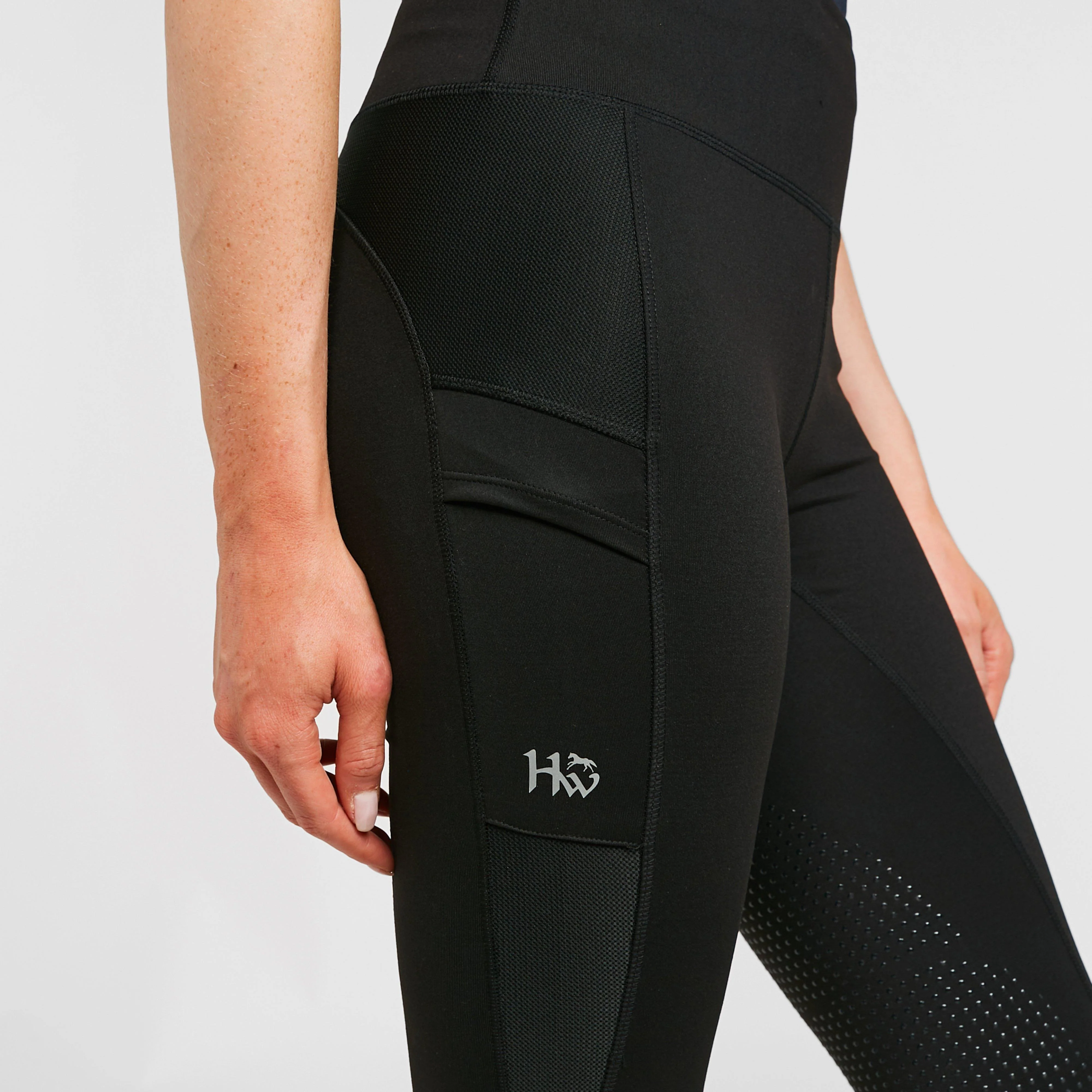 Women's Silicon Grip Riding Tights - Image 4