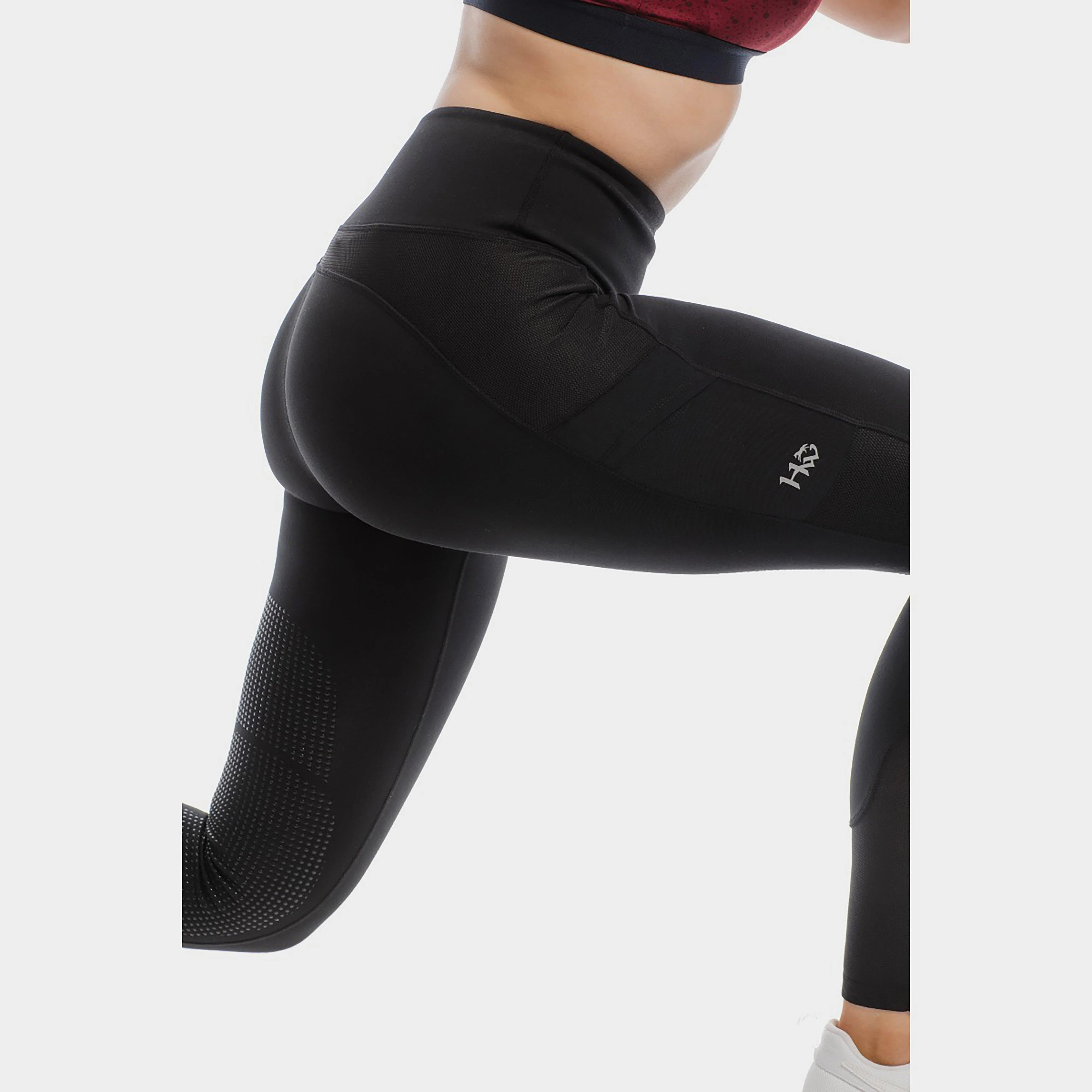 Women's Silicon Grip Riding Tights - Image 6