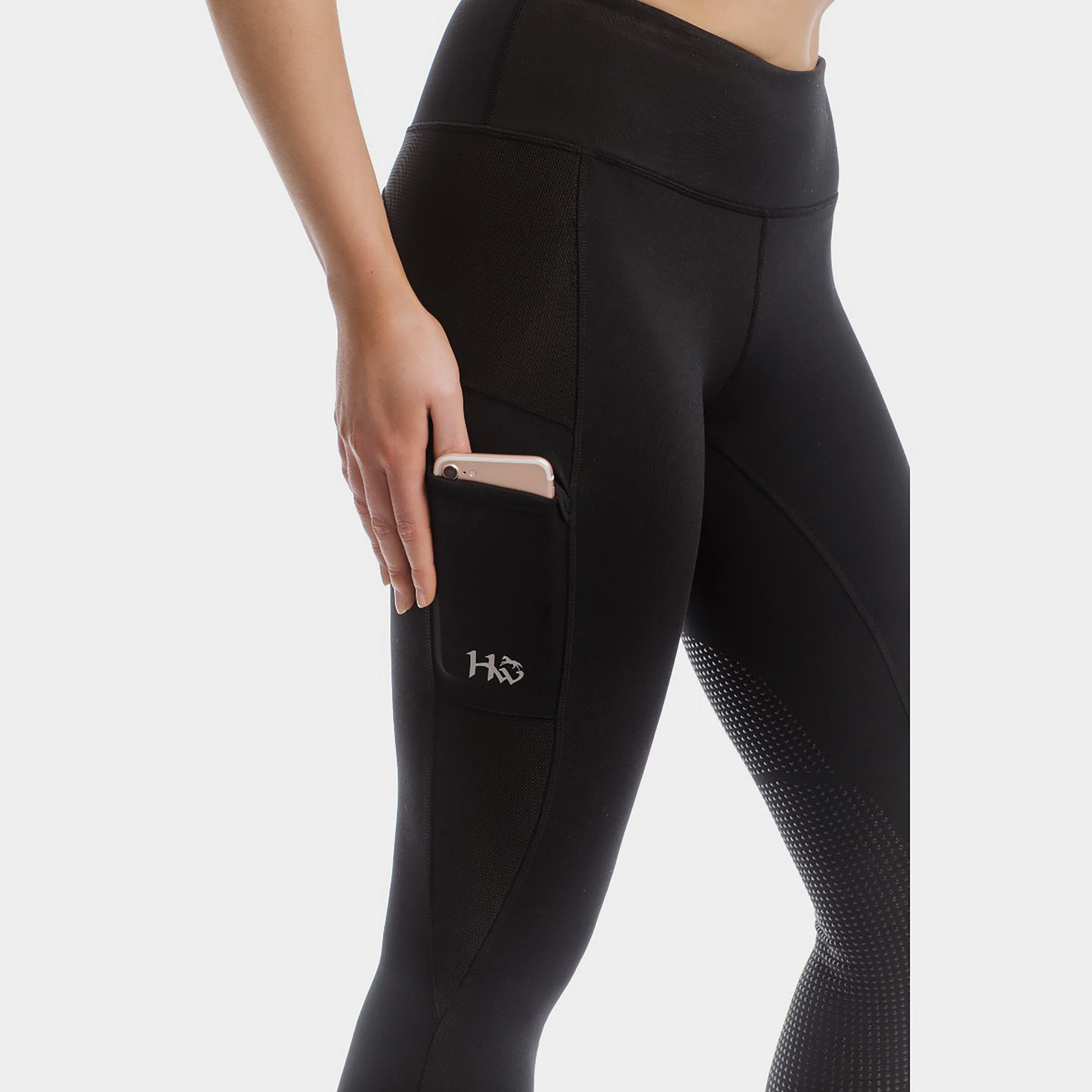 Women's Silicon Grip Riding Tights - Image 9