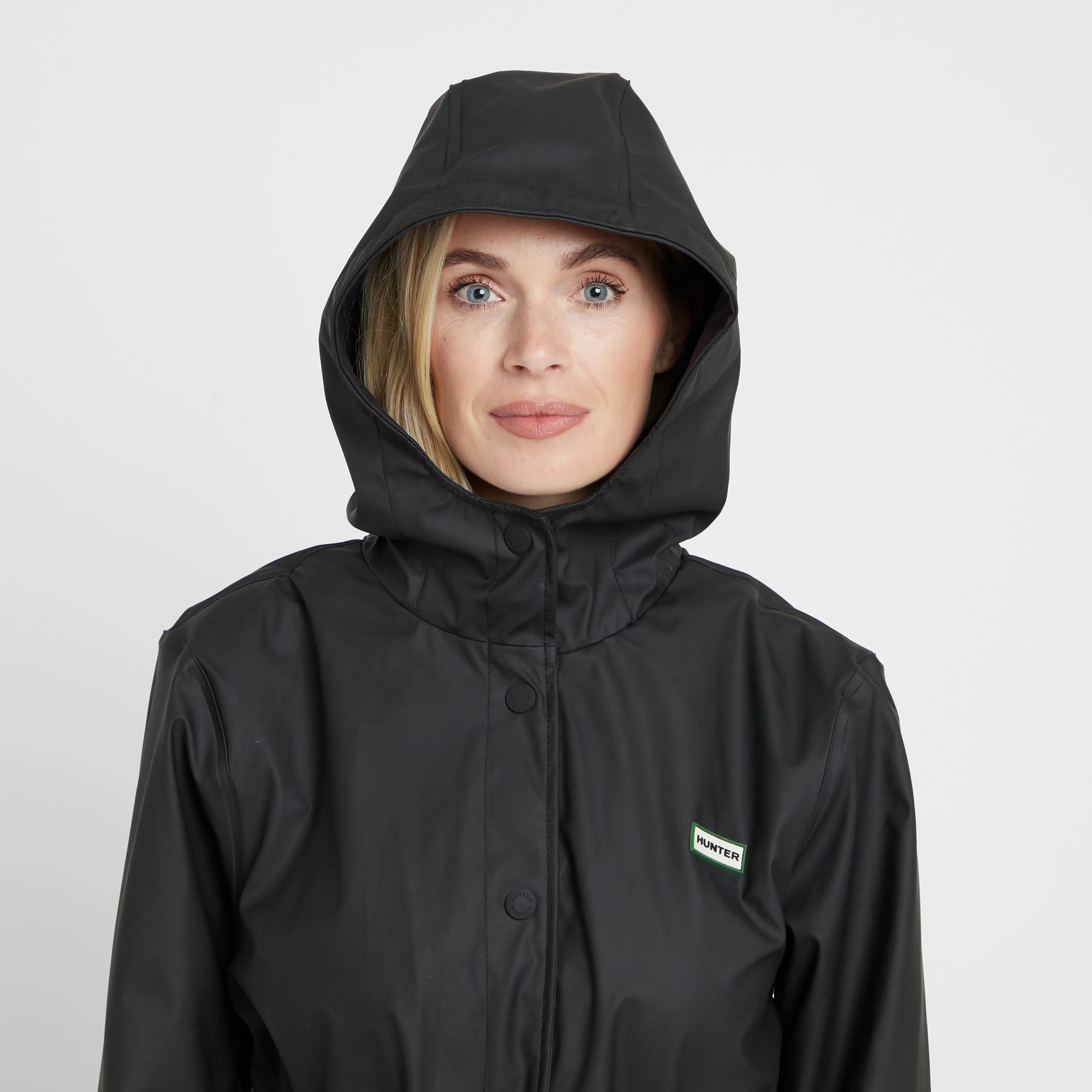 Green Label Women’s Maidens Long Wind Breaker Jacket - Image 4
