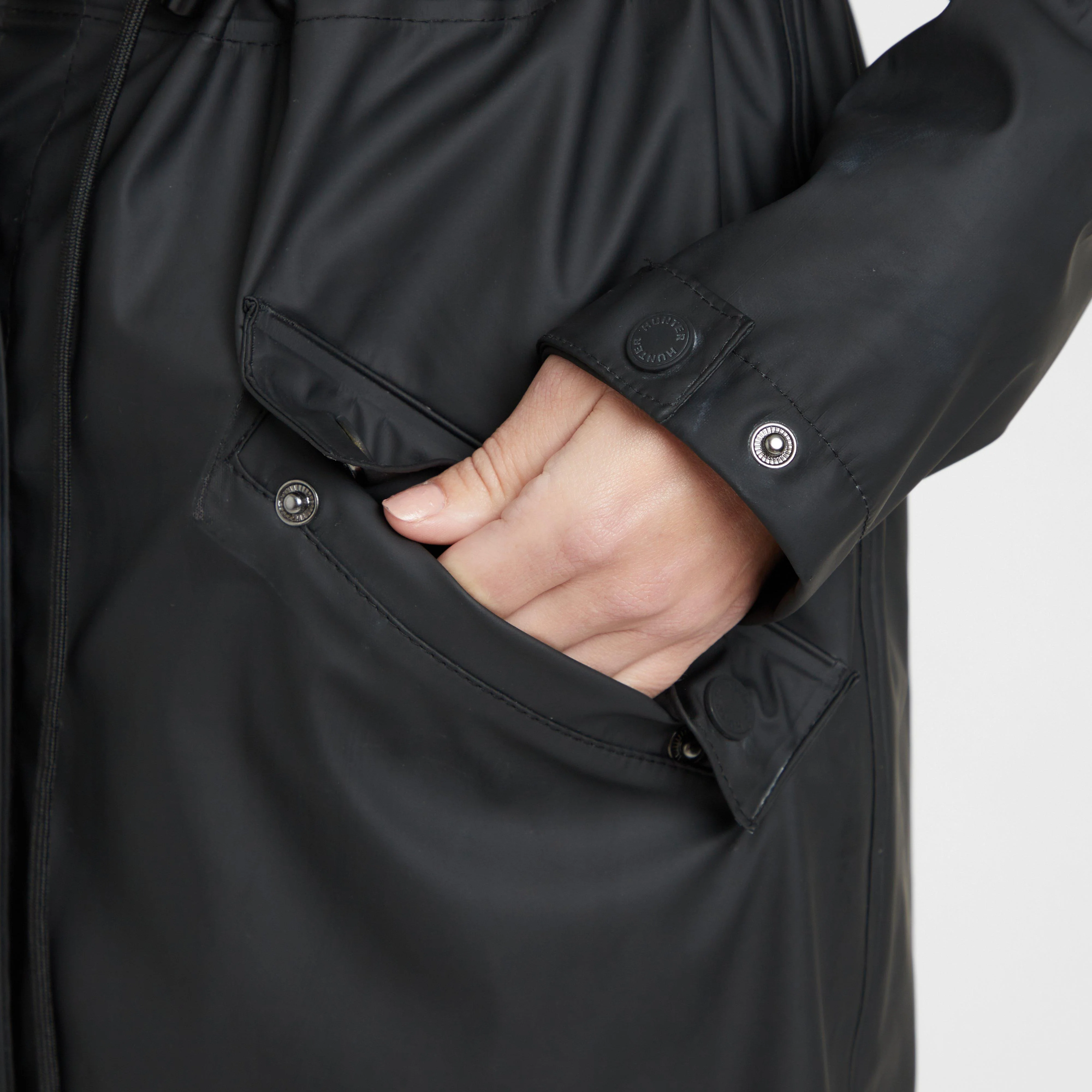 Green Label Women’s Maidens Long Wind Breaker Jacket - Image 7